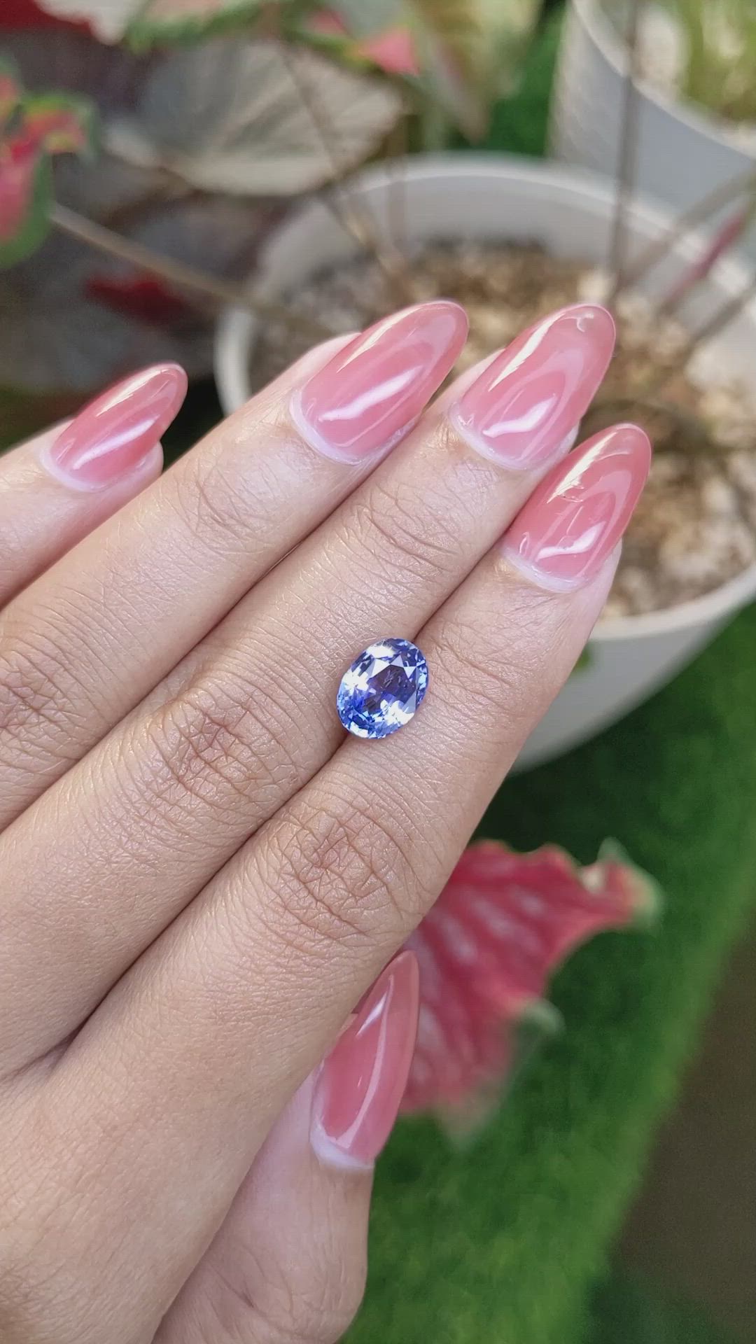 3.02 Ct. Blue Sapphire from Ceylon (Sri Lanka) Size Video