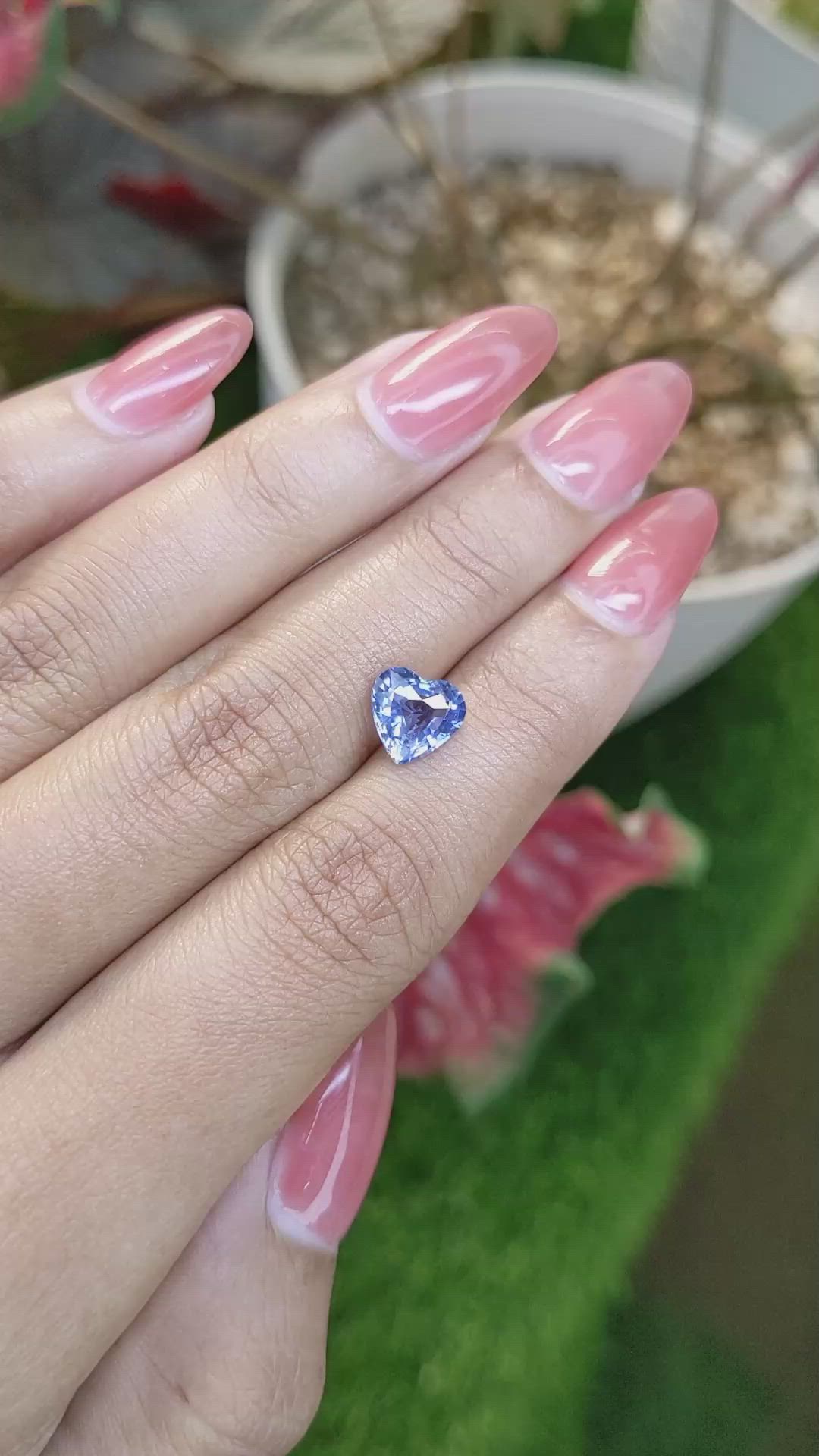 2.02 Ct. Blue Sapphire from Ceylon (Sri Lanka) Size Video