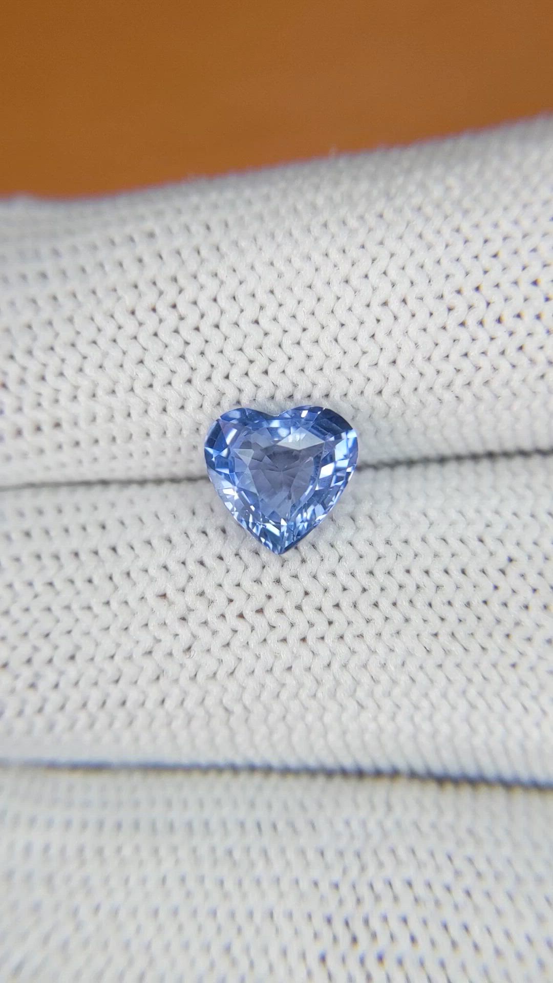 2.02 Ct. Blue Sapphire from Ceylon (Sri Lanka) Size Video