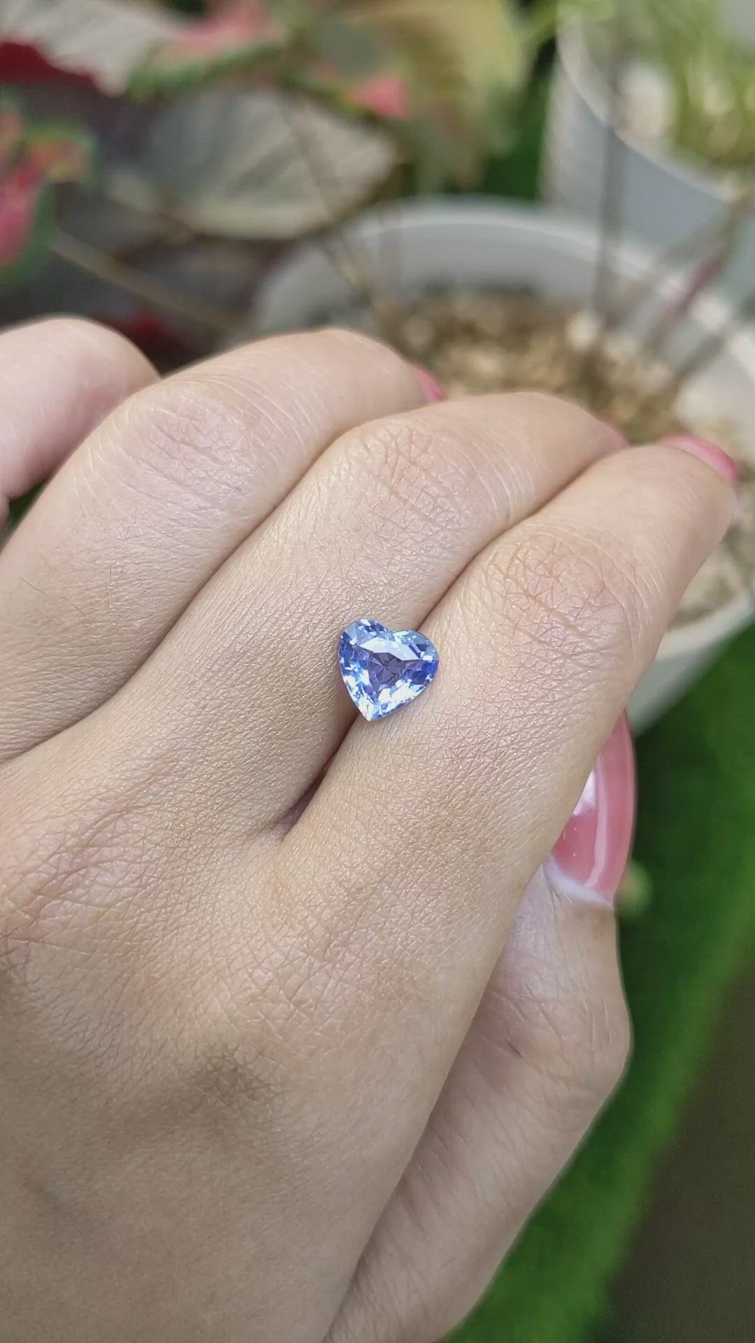 2.02 Ct. Blue Sapphire from Ceylon (Sri Lanka) Size Video