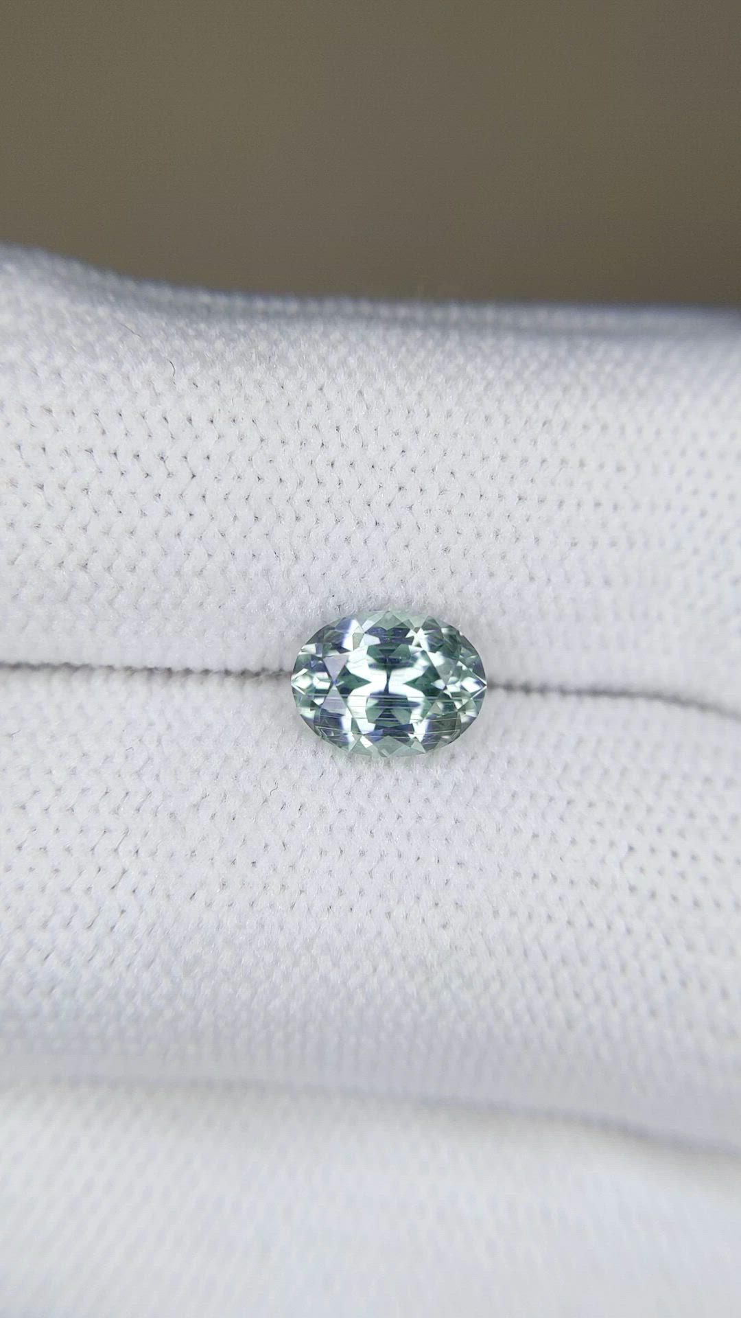 1.59 Ct. Greyish Blue Sapphire from Montana Size Video