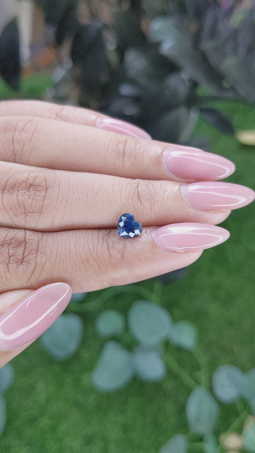0.93 Ct. Blue Sapphire from Madagascar Size Video
