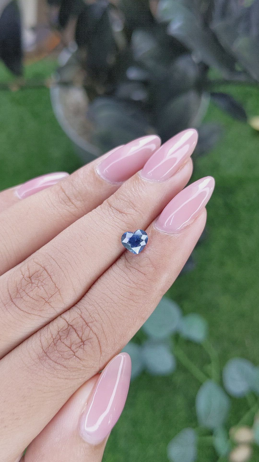 0.93 Ct. Blue Sapphire from Madagascar Size Video