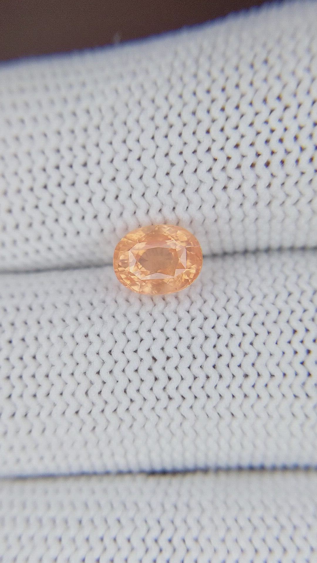 1.55 Ct. Padparadscha Sapphire from Tanzania Size Video