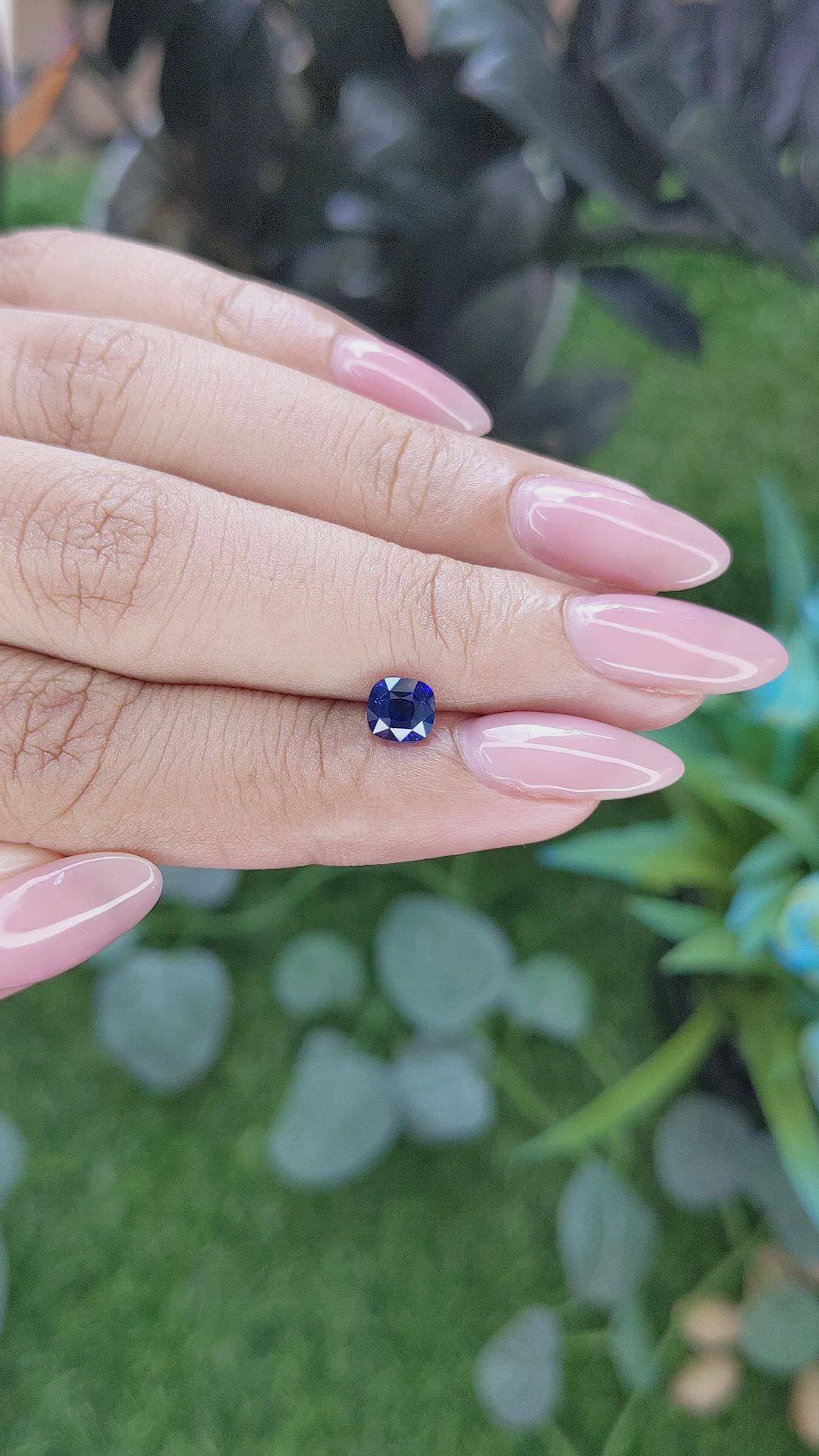 0.86 Ct. Blue Sapphire from Tanzania Size Video