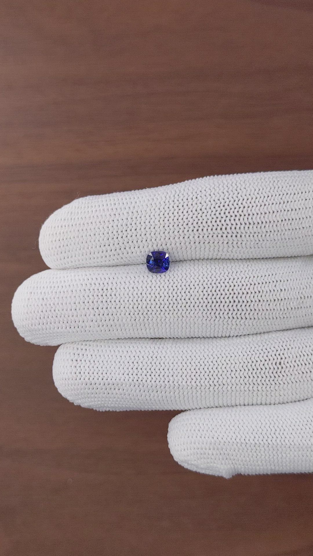0.86 Ct. Blue Sapphire from Tanzania Size Video