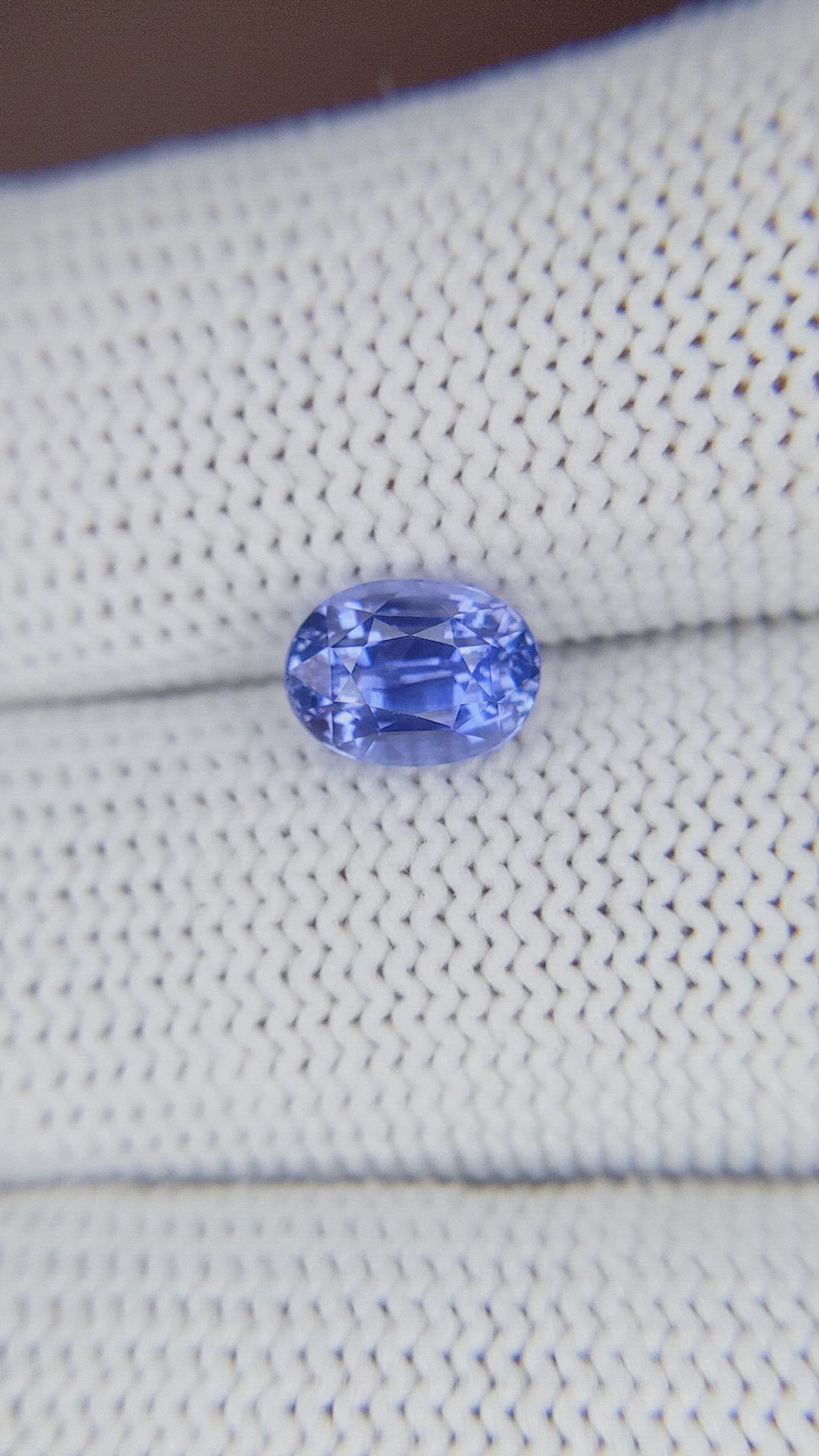 2.01 Ct. Blue Sapphire from Tanzania Size Video