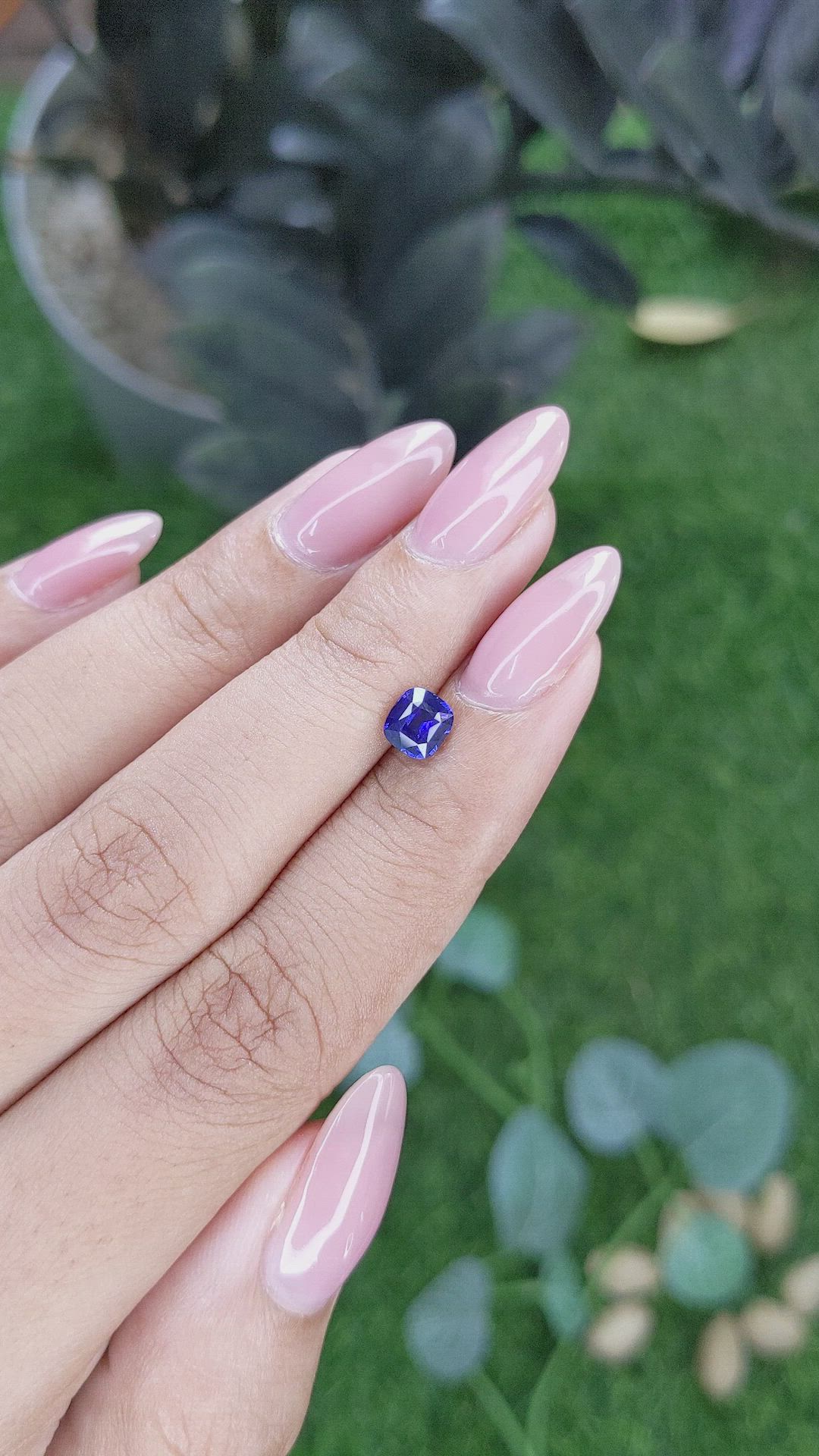 0.84 Ct. Color Change Sapphire from Tanzania Size Video