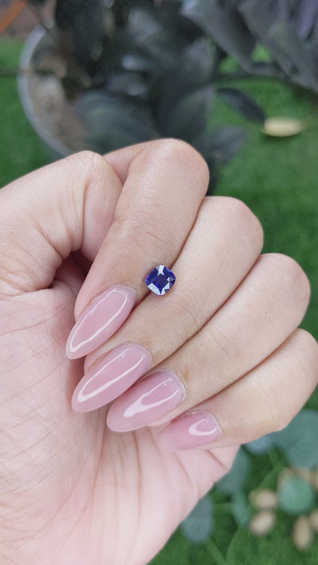 0.84 Ct. Color Change Sapphire from Tanzania Size Video
