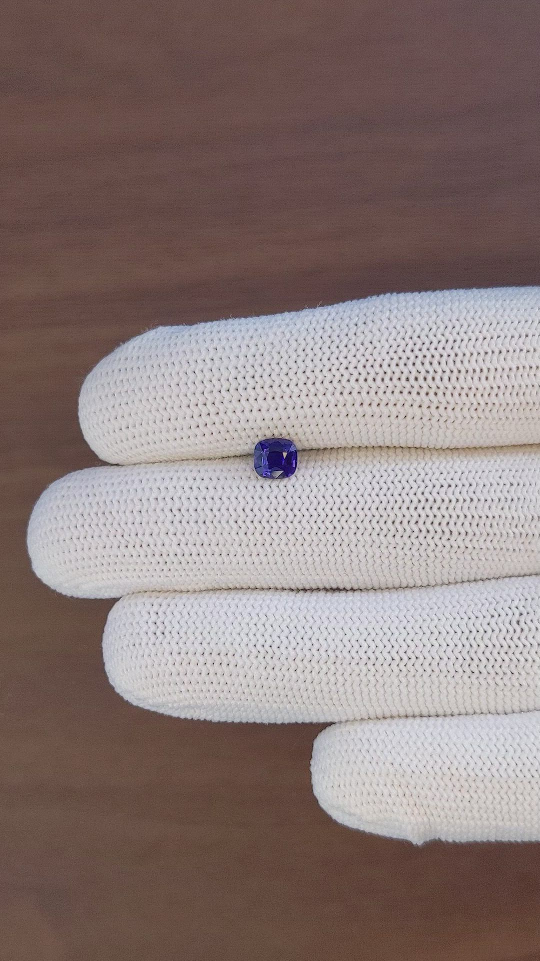 0.84 Ct. Color Change Sapphire from Tanzania Size Video
