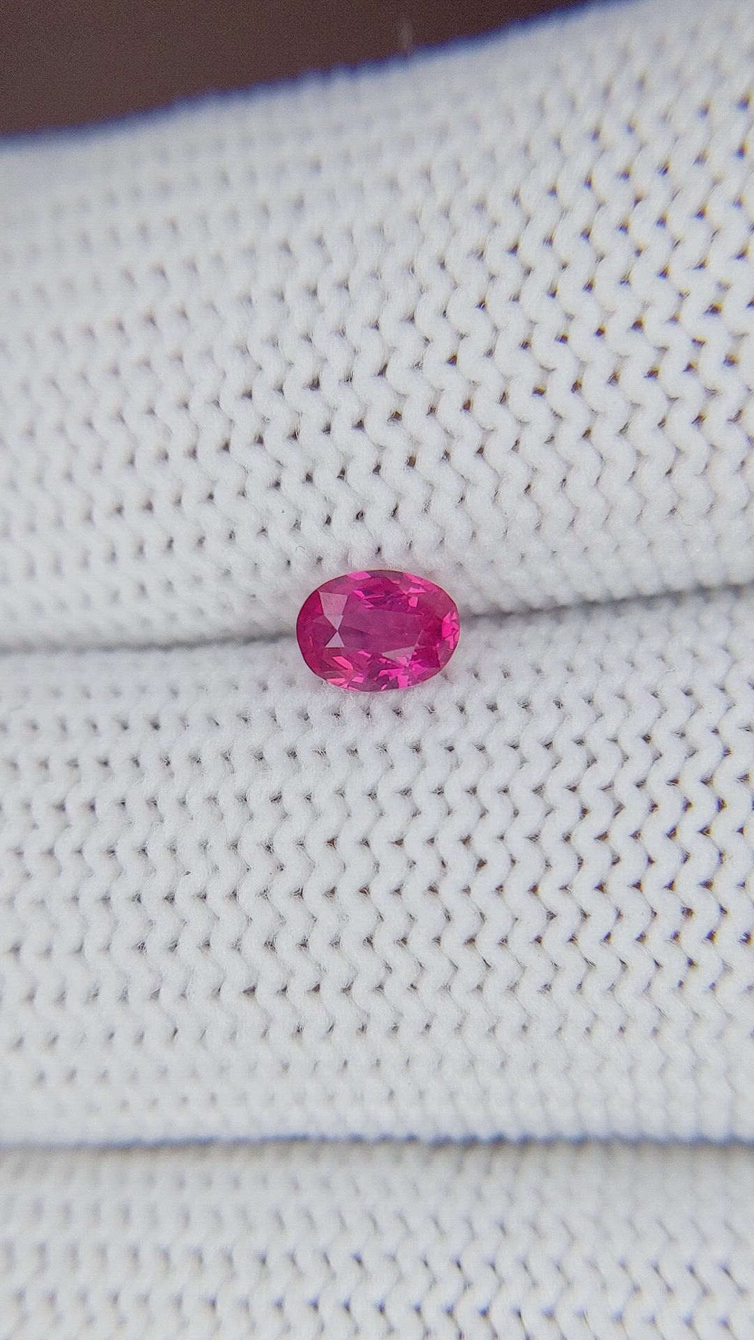 0.36 Ct. Pink Sapphire from Tanzania Size Video