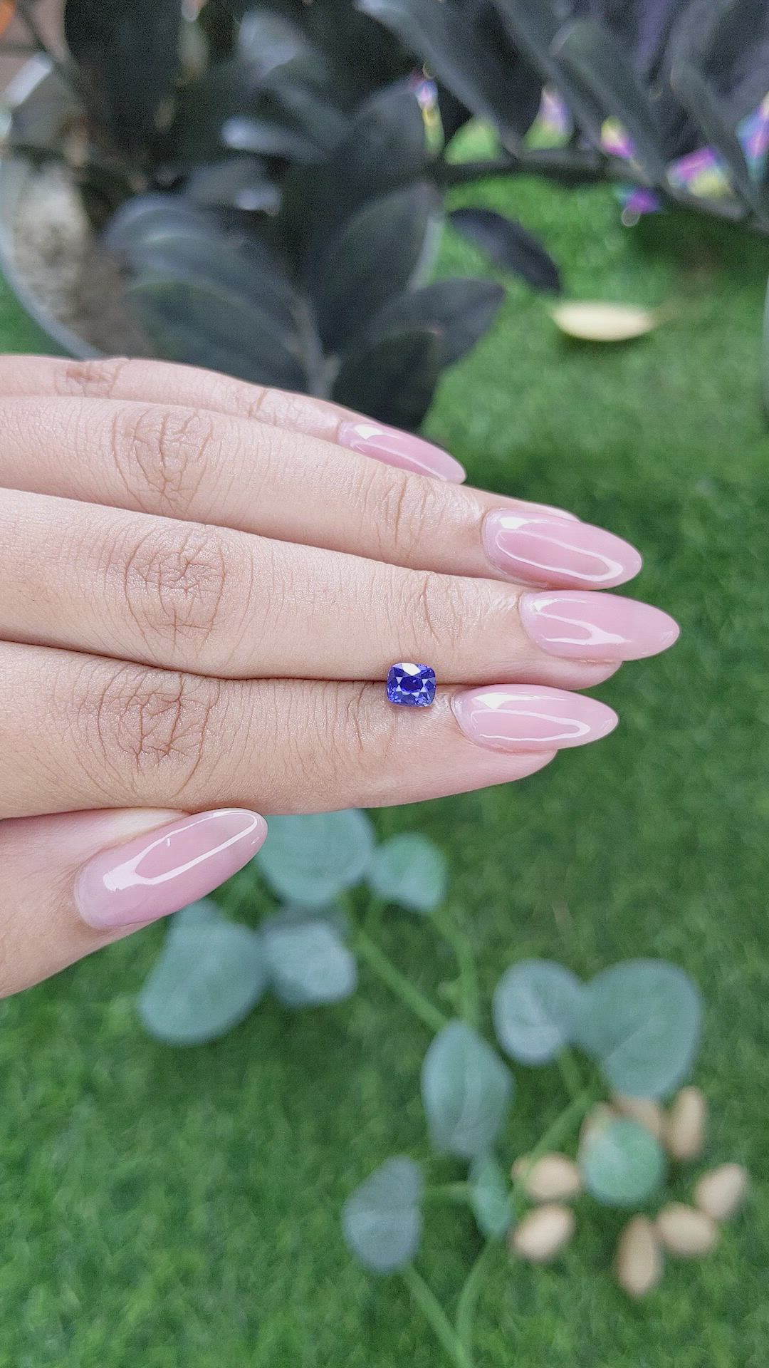 0.83 Ct. Color Change Sapphire from Tanzania Size Video