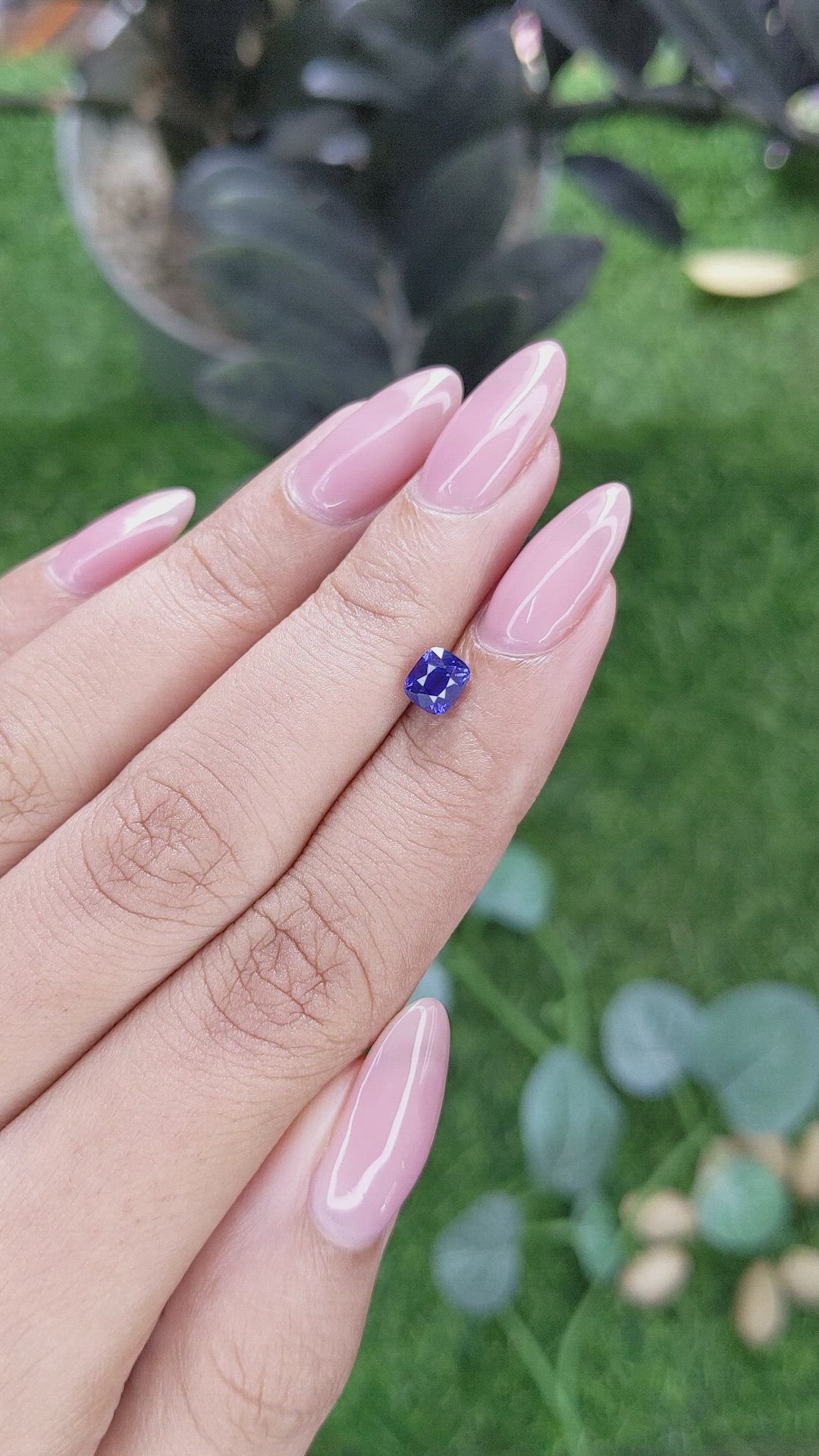 0.83 Ct. Color Change Sapphire from Tanzania Size Video