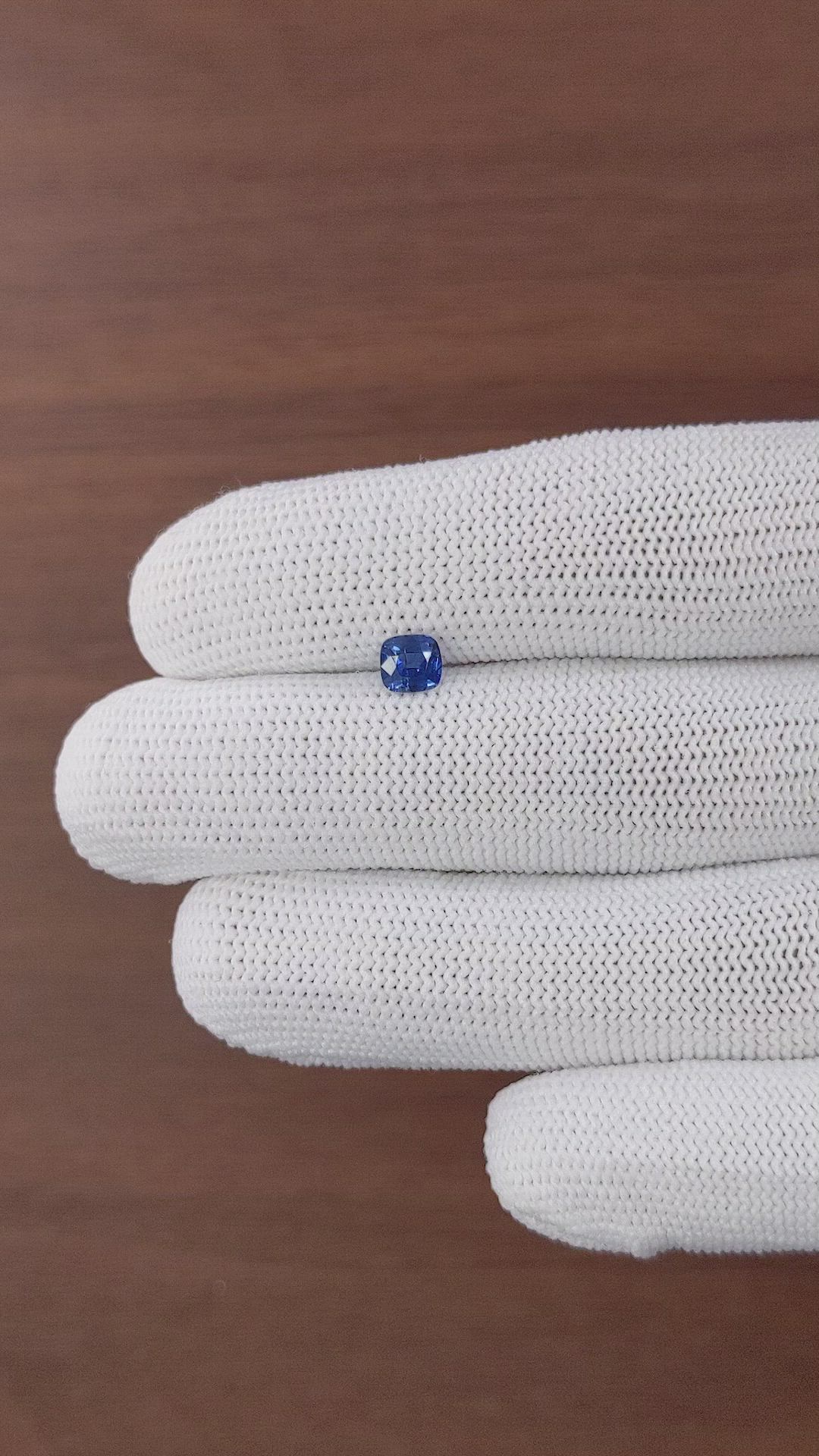 0.62 Ct. Blue Sapphire from Tanzania Size Video