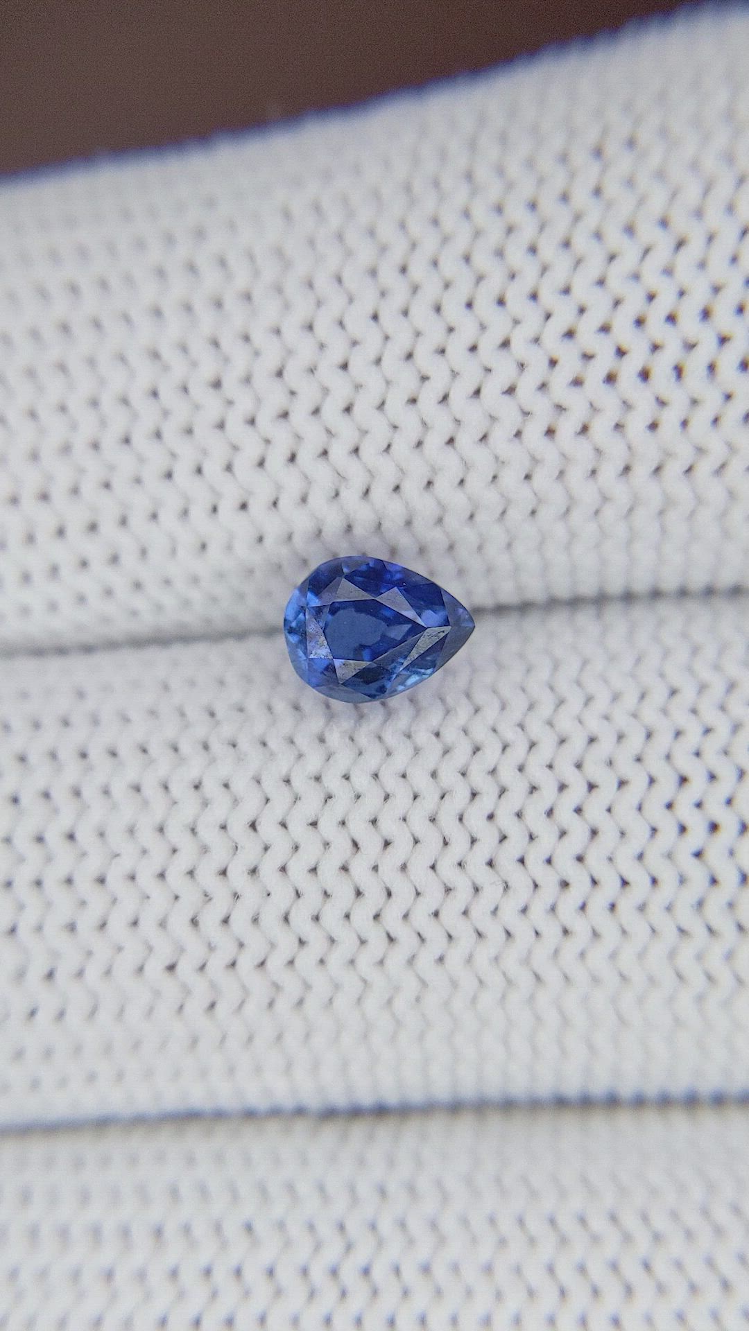 0.91 Ct. Blue Sapphire from Tanzania Size Video