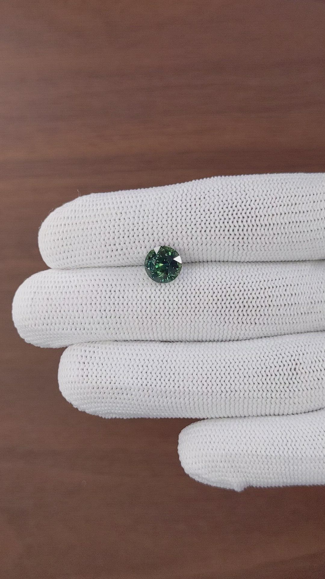 3.08 Ct. Bluish Green Sapphire from Tanzania Size Video