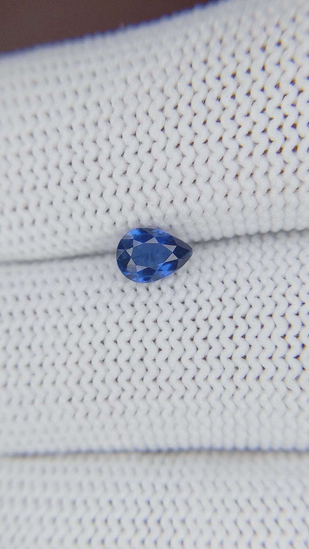 0.54 Ct. Blue Sapphire from Tanzania Size Video