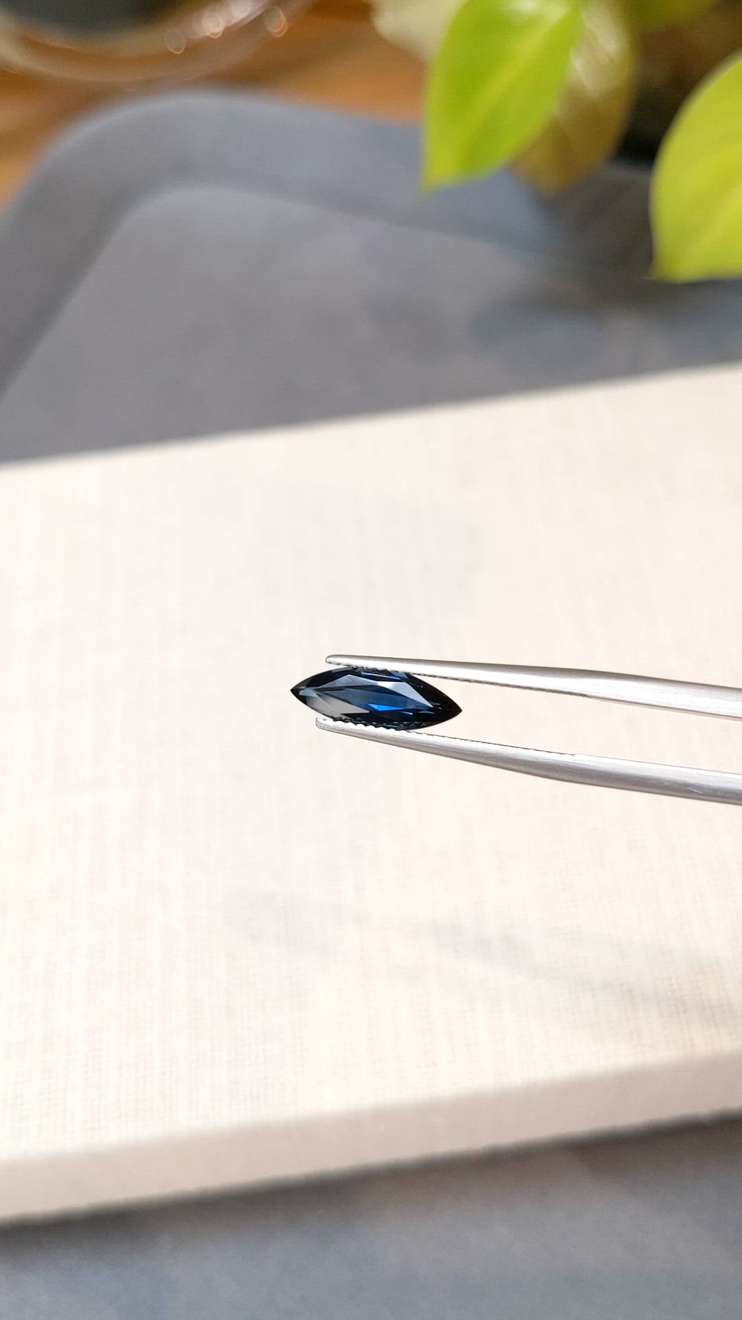 1.59 Ct. Blue Sapphire from Australia Size Video