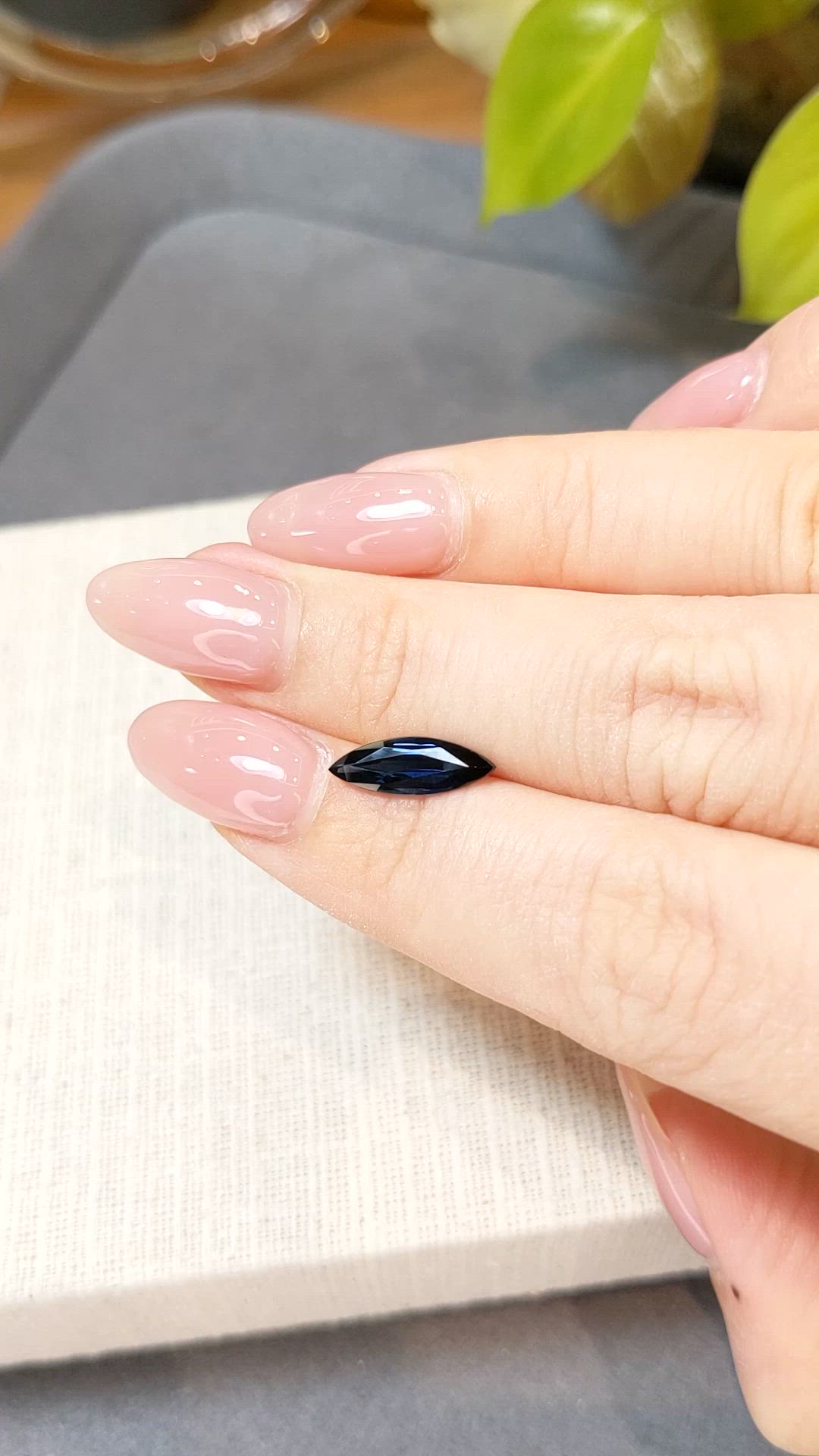 1.59 Ct. Blue Sapphire from Australia Size Video