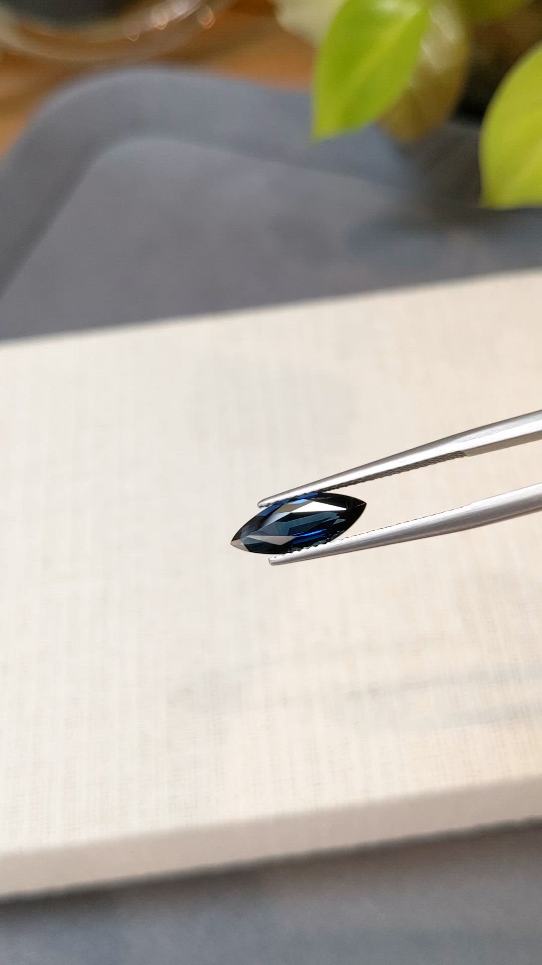 2.45 Ct. Blue Sapphire from Australia Size Video