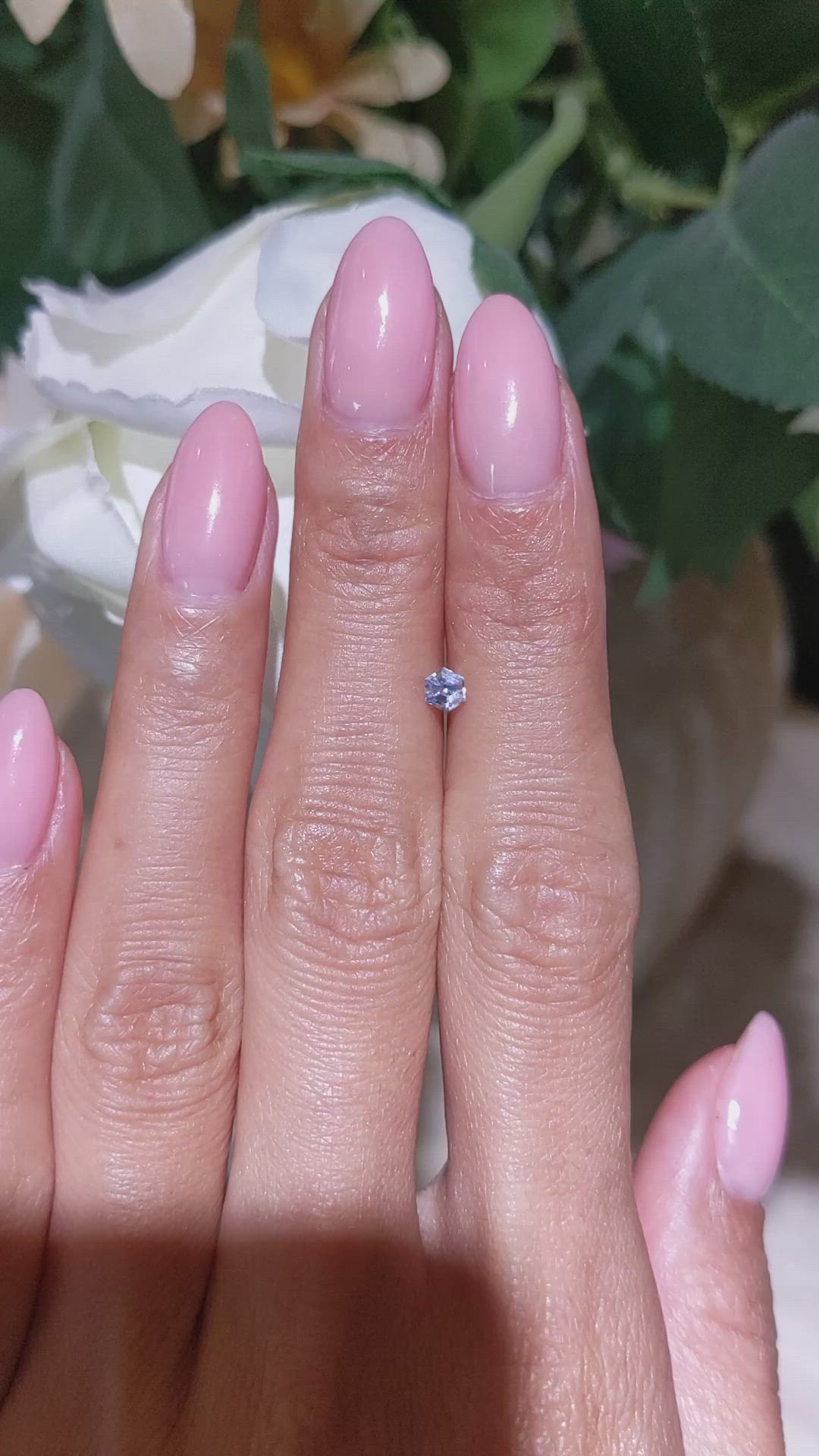 0.24 Ct. Blue Sapphire from Ceylon (Sri Lanka) Size Video