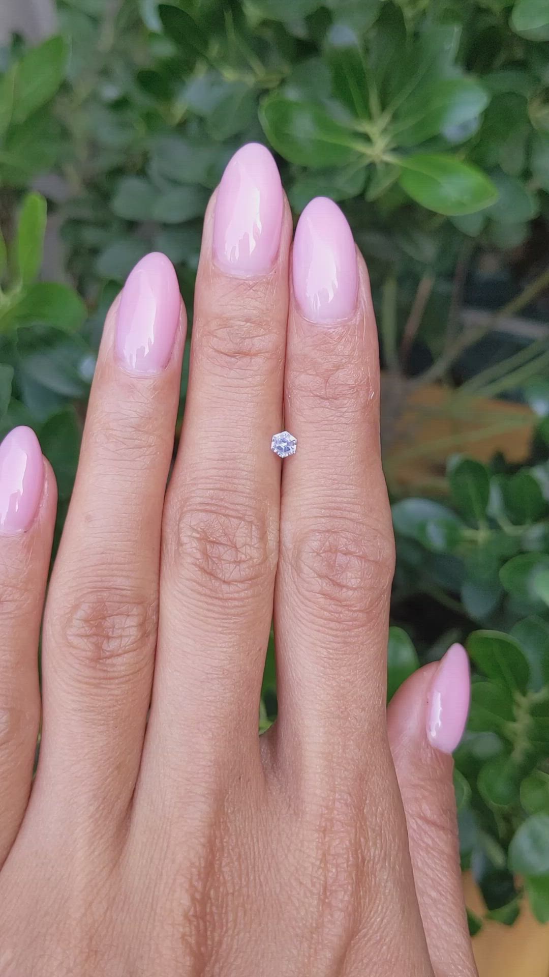 0.24 Ct. Blue Sapphire from Ceylon (Sri Lanka) Size Video