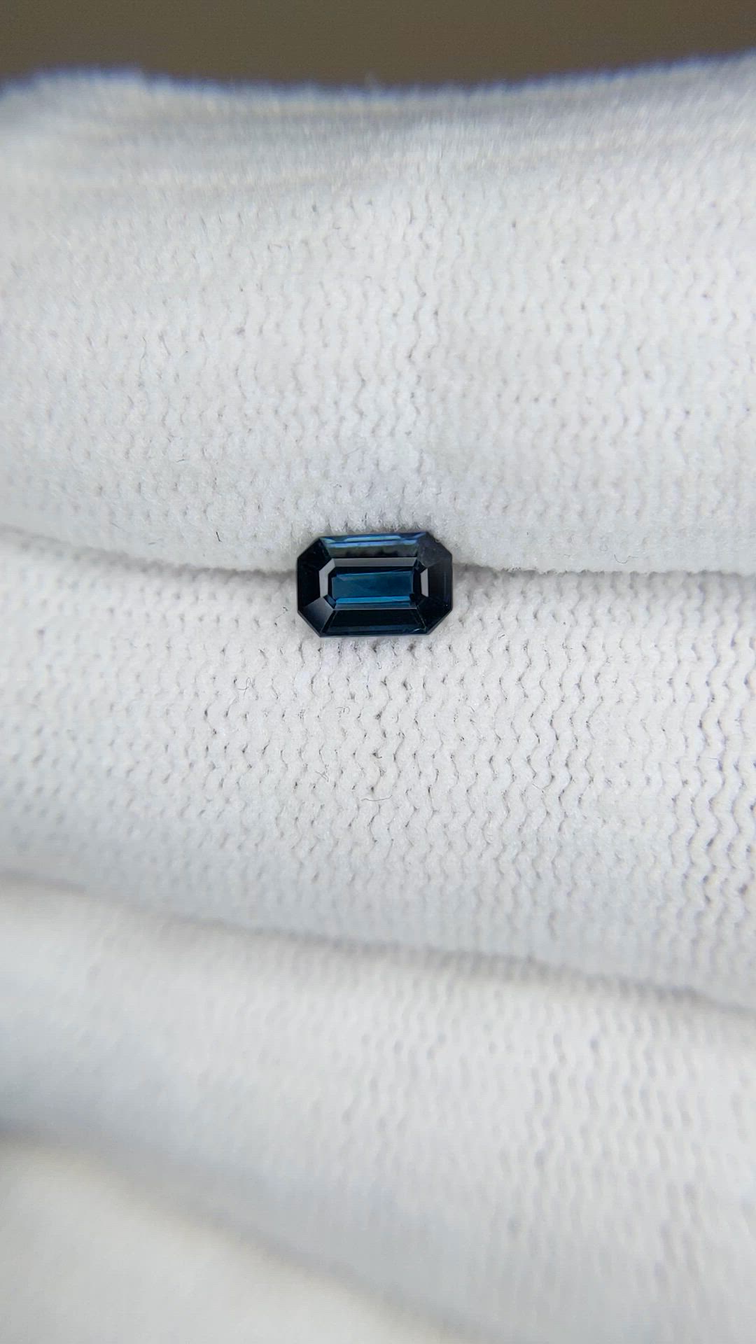 0.69 Ct. Blue Sapphire from Ceylon (Sri Lanka) Size Video
