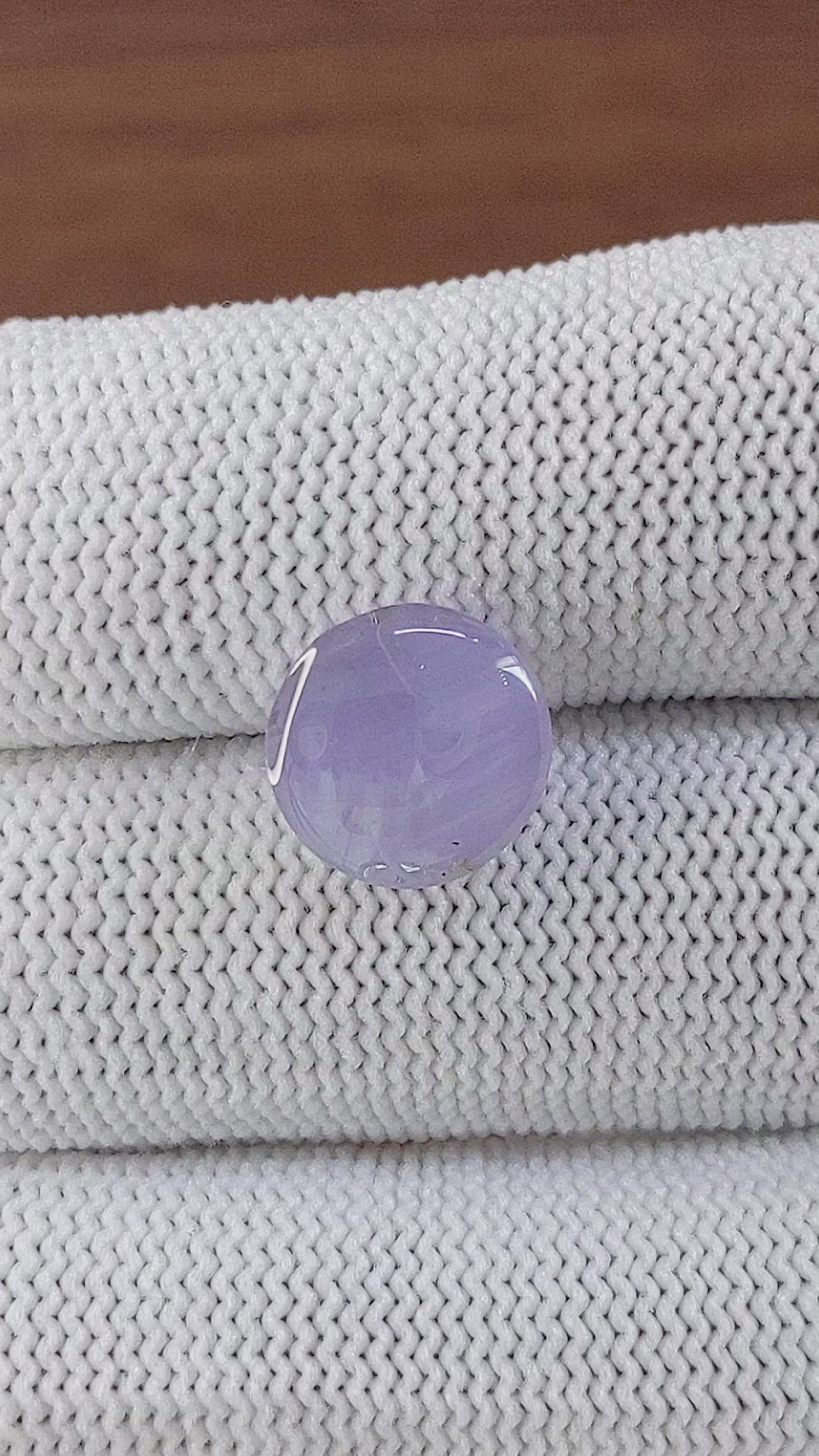 7.98 Ct. Bluish Purple Star Sapphire from Ceylon (Sri Lanka) Size Video
