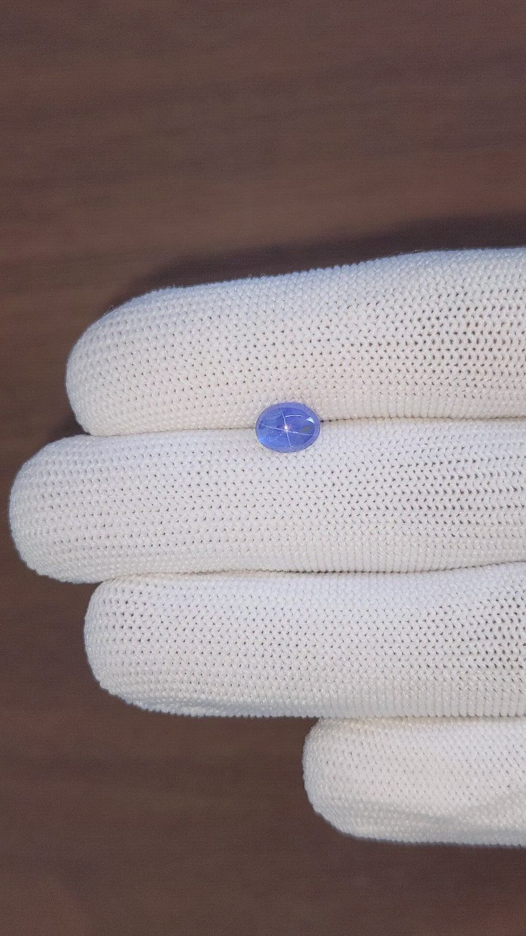 1.73 Ct. Blue Star Sapphire from Ceylon (Sri Lanka) Size Video