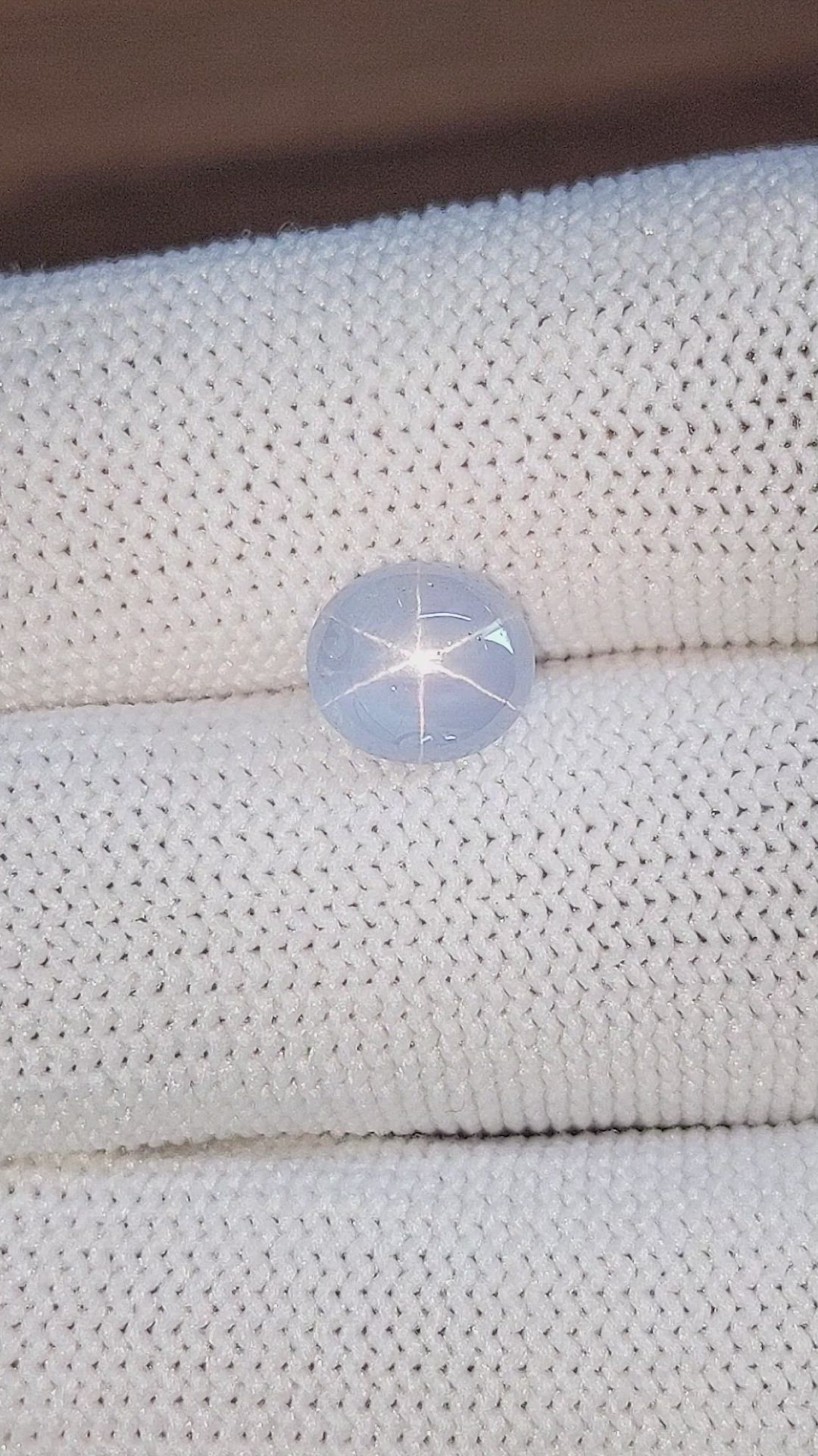3.45 Ct. Blue Star Sapphire from Ceylon (Sri Lanka) Size Video