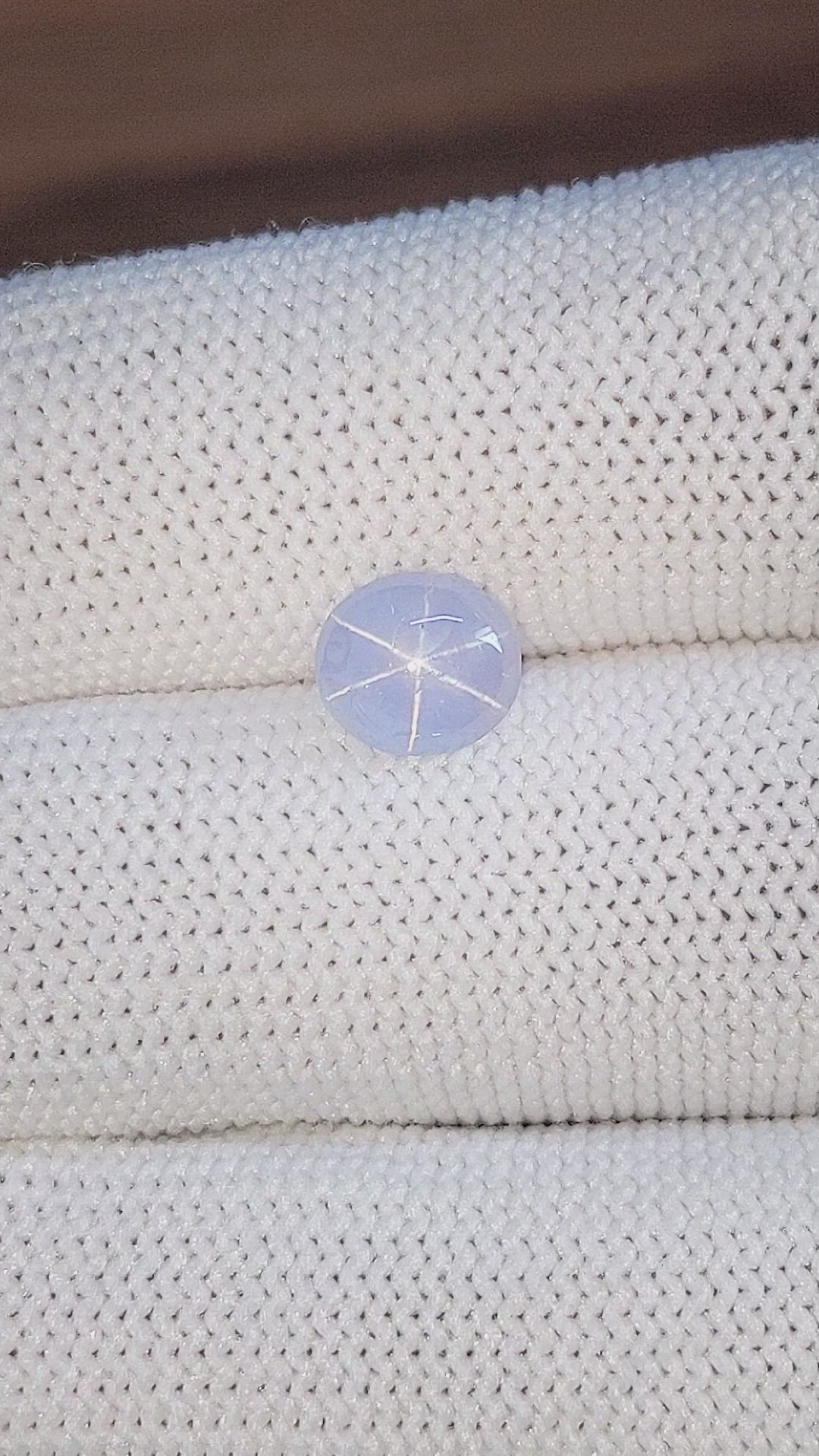 2.32 Ct. Blue Star Sapphire from Ceylon (Sri Lanka) Size Video