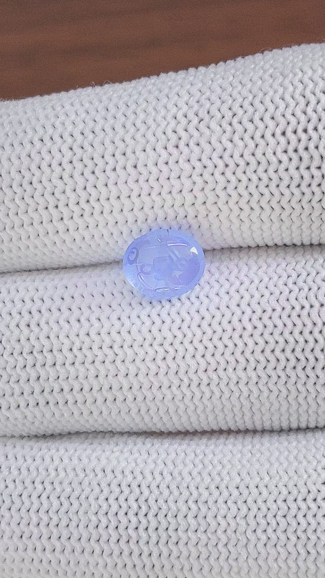 2.11 Ct. Blue Star Sapphire from Ceylon (Sri Lanka) Size Video