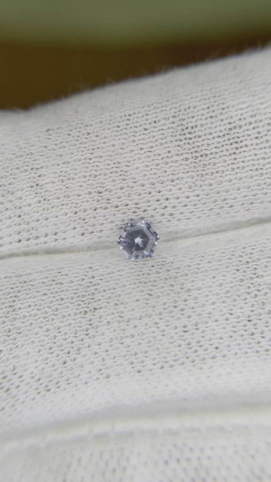 0.27 Ct. Blue Sapphire from Ceylon (Sri Lanka) Size Video