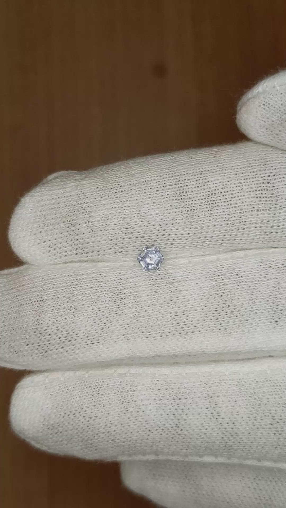 0.27 Ct. Blue Sapphire from Ceylon (Sri Lanka) Size Video