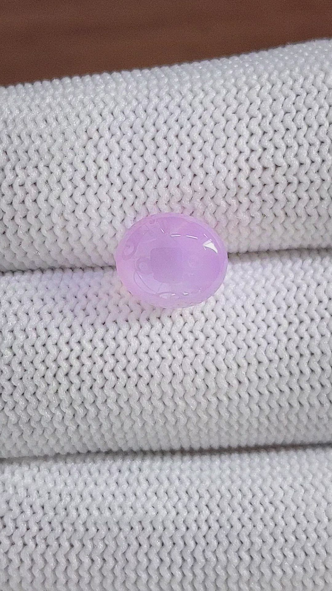5.04 Ct. Purplish Pink Star Sapphire from Ceylon (Sri Lanka) Size Video