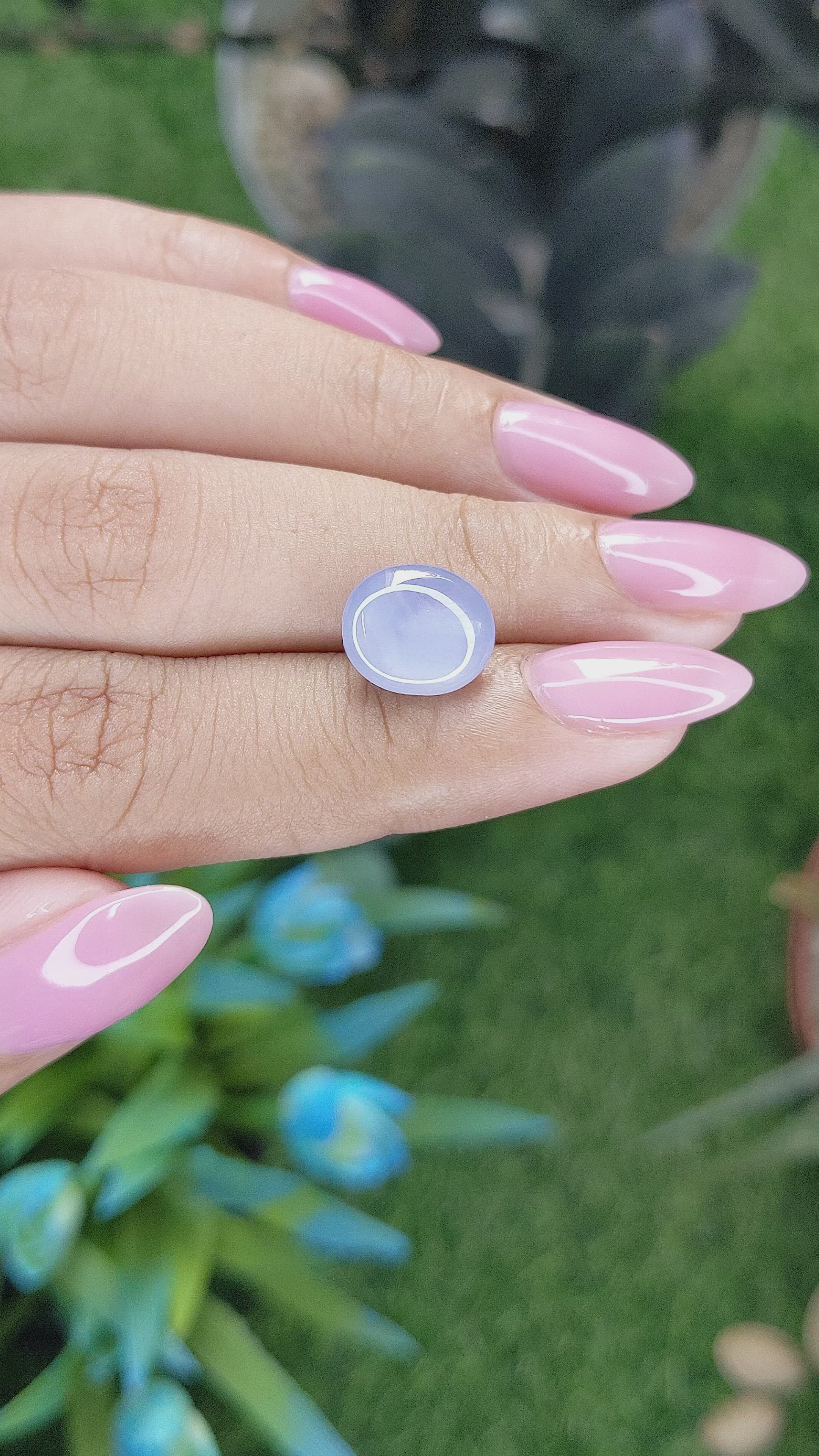 5.05 Ct. Blue Star Sapphire from Ceylon (Sri Lanka) Size Video