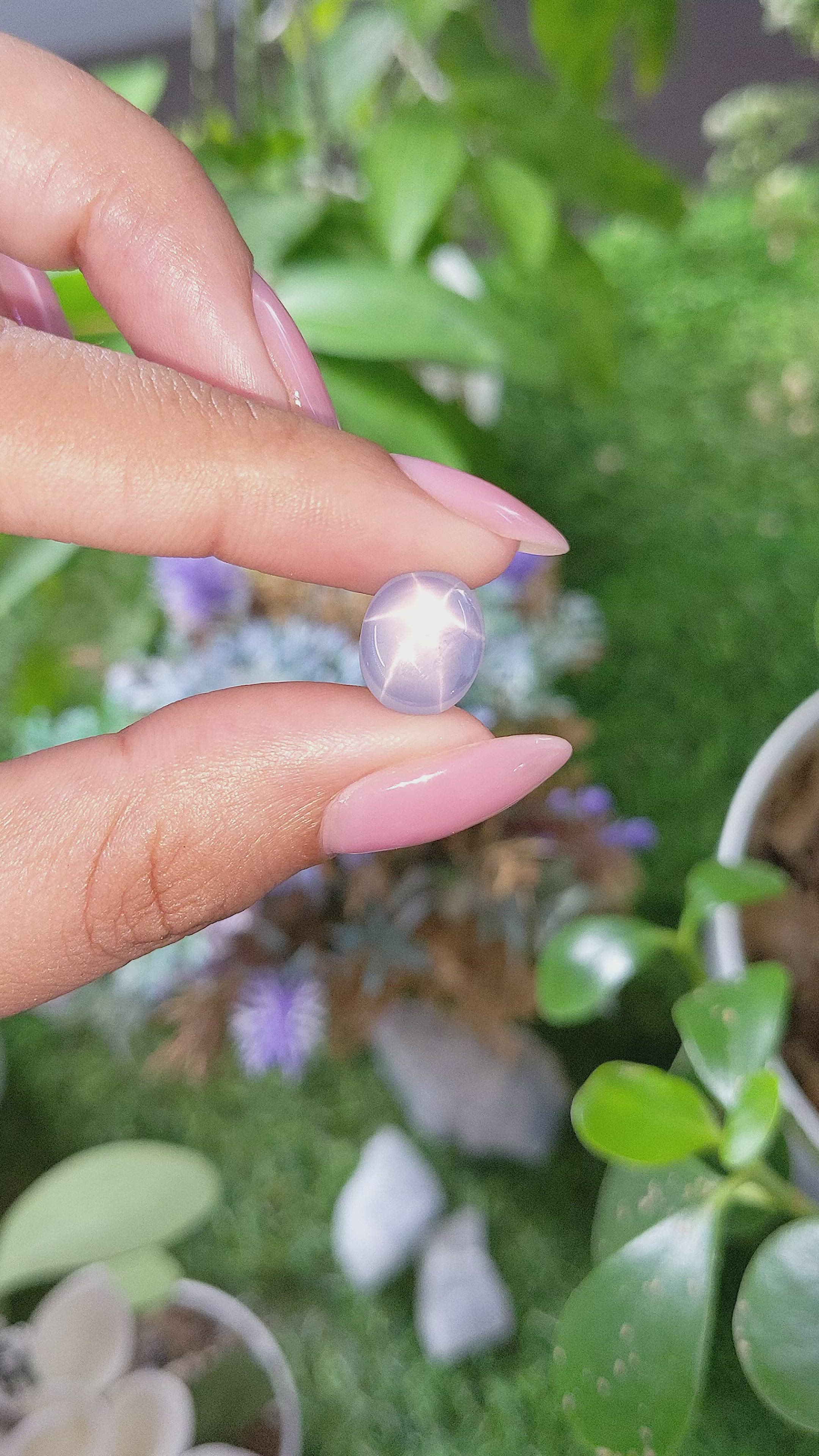 5.05 Ct. Blue Star Sapphire from Ceylon (Sri Lanka) Size Video