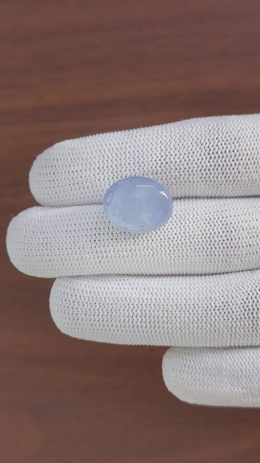 17.37 Ct. Blue Star Sapphire from Ceylon (Sri Lanka) Size Video