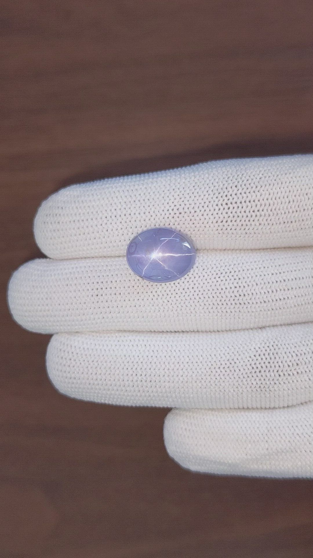 14.09 Ct. Purplish Blue Star Sapphire from Ceylon (Sri Lanka) Size Video