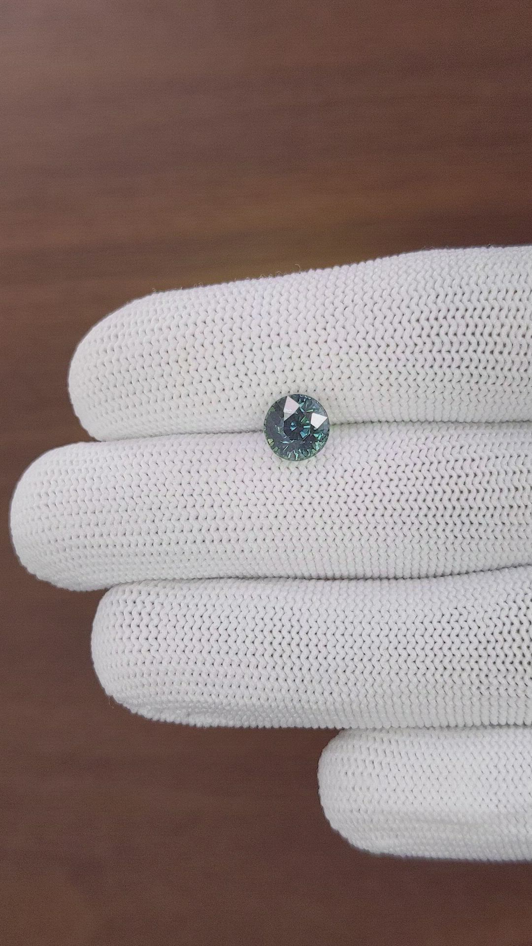 2.69 Ct. Bluish Green Sapphire from Tanzania Size Video