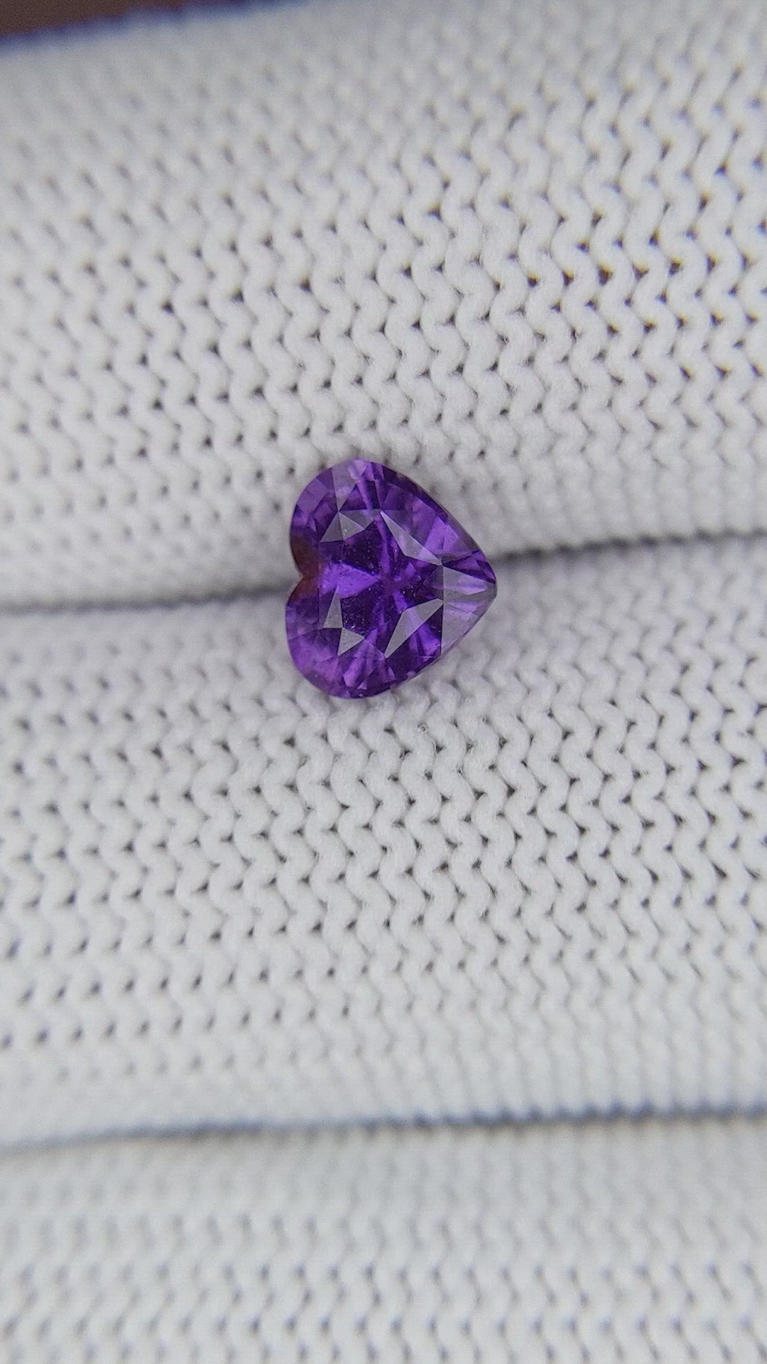 1.24 Ct. Purple Sapphire from Tanzania Size Video