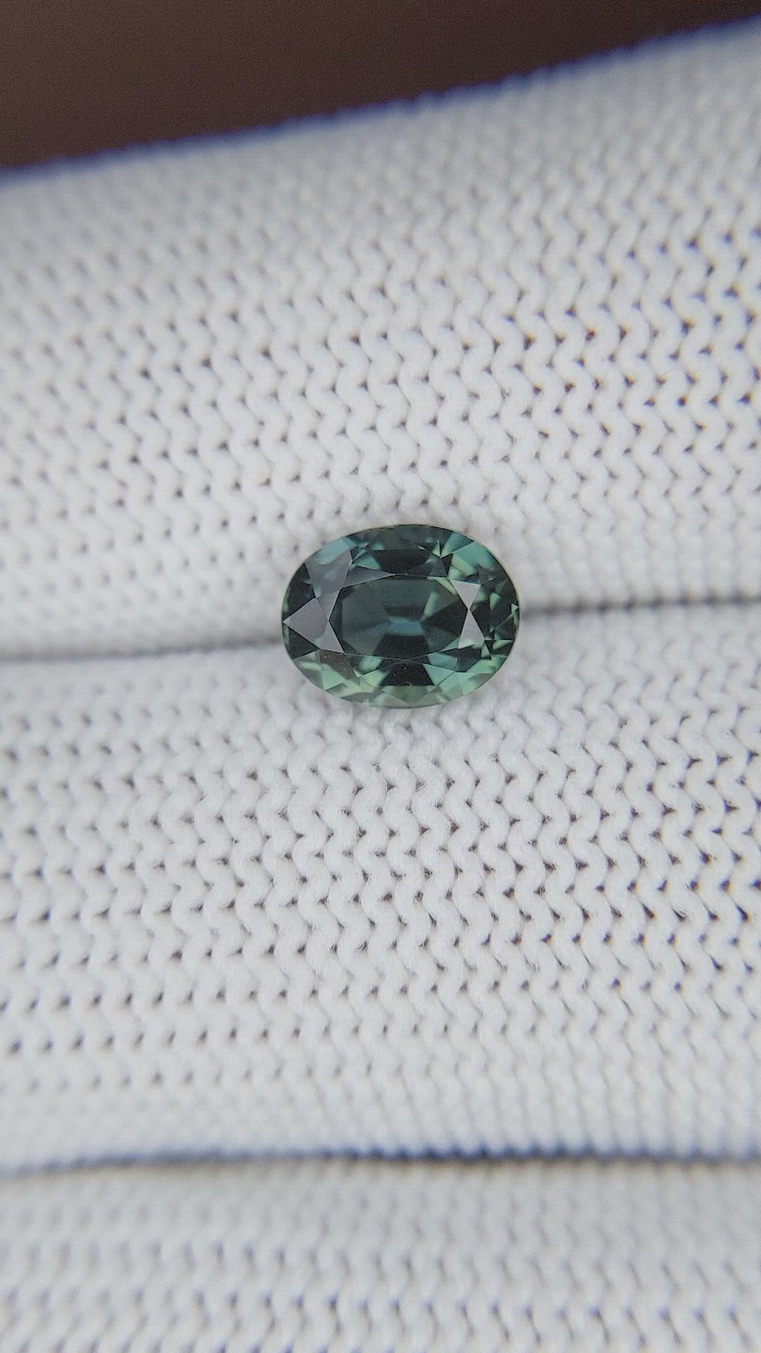 2.03 Ct. Bluish Green Sapphire from Ceylon (Sri Lanka) Size Video
