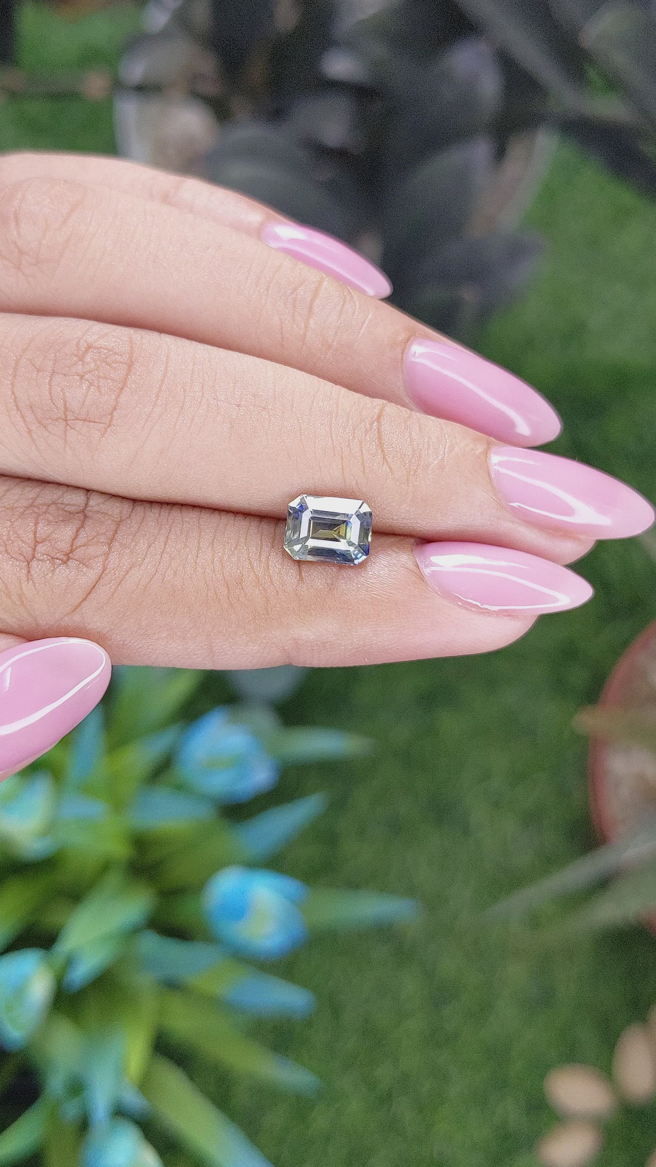 2.02 Ct. Bi Color Sapphire from Tanzania Size Video