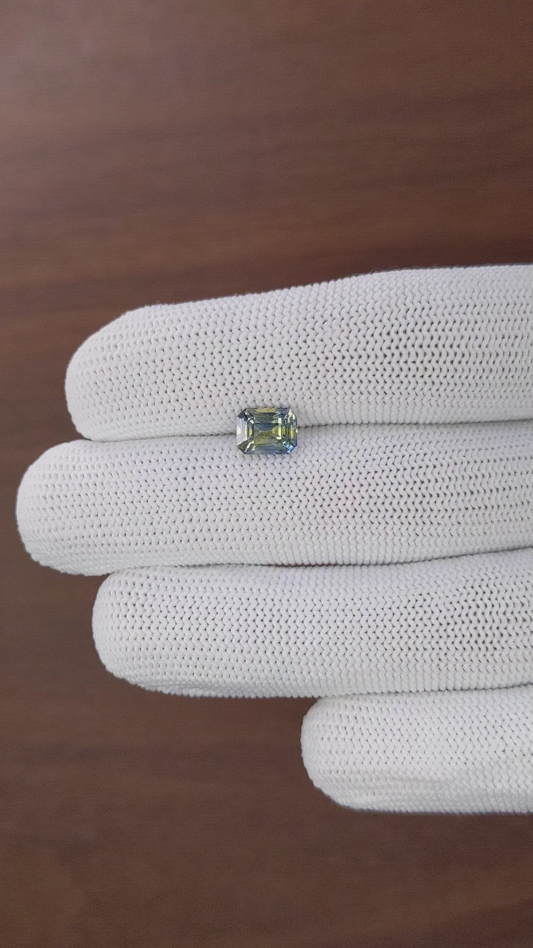 2.02 Ct. Bi Color Sapphire from Tanzania Size Video