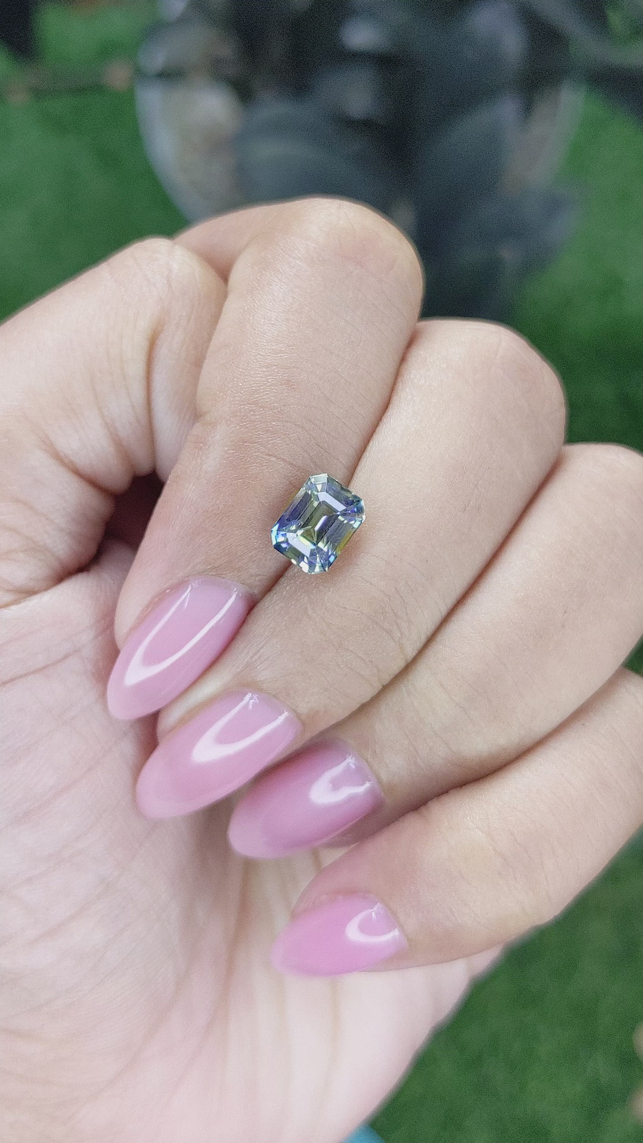 2.02 Ct. Bi Color Sapphire from Tanzania Size Video