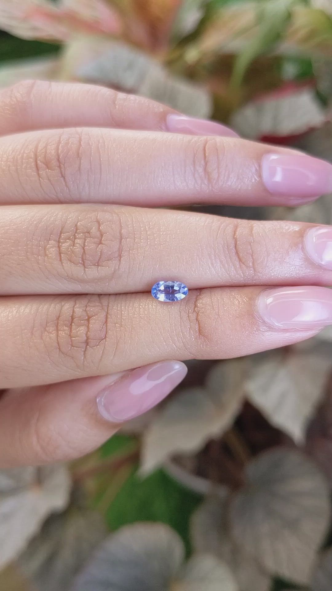0.85 Ct. Blue Sapphire from Ceylon (Sri Lanka) Size Video