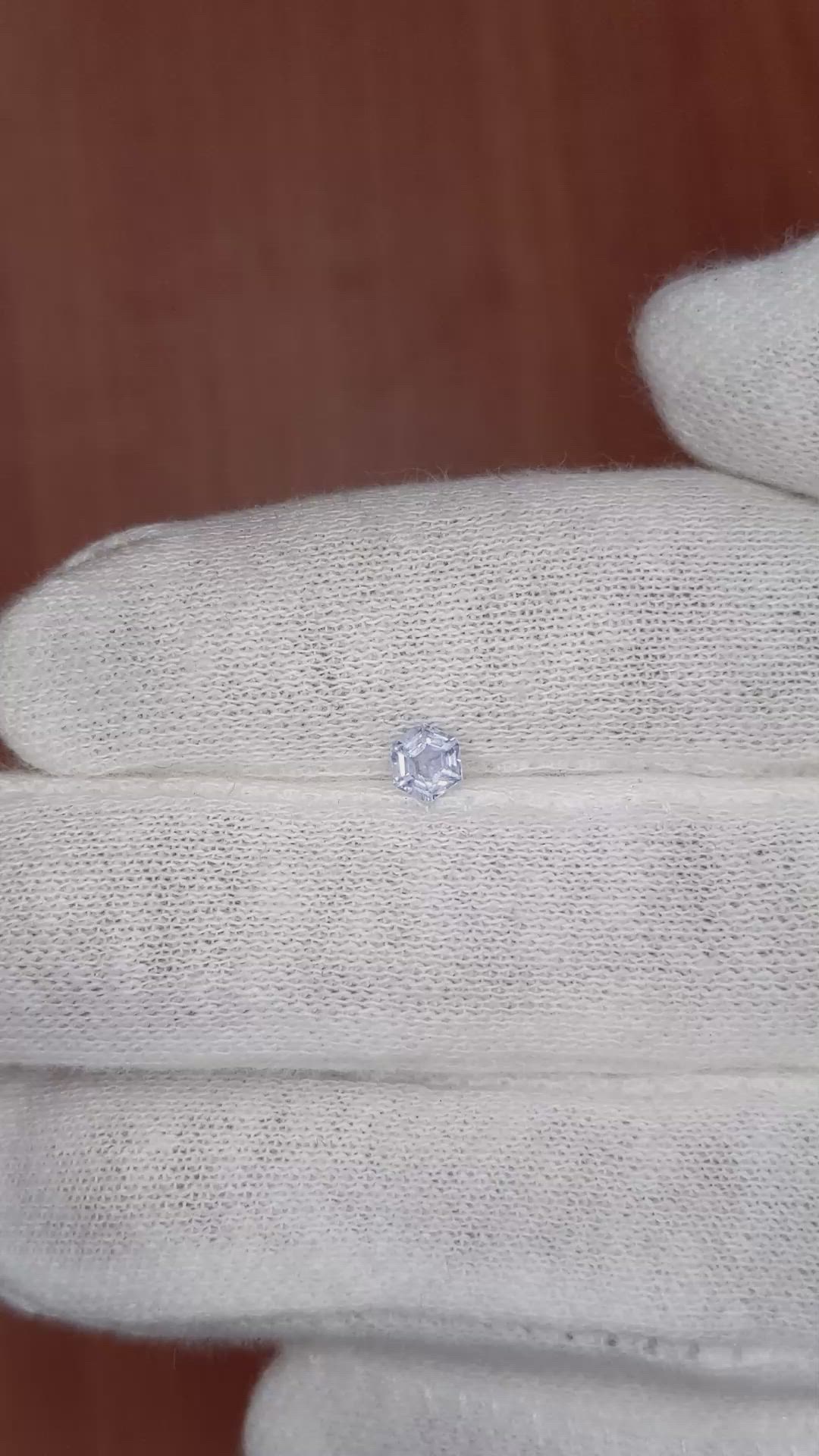 0.29 Ct. Blue Sapphire from Ceylon (Sri Lanka) Size Video