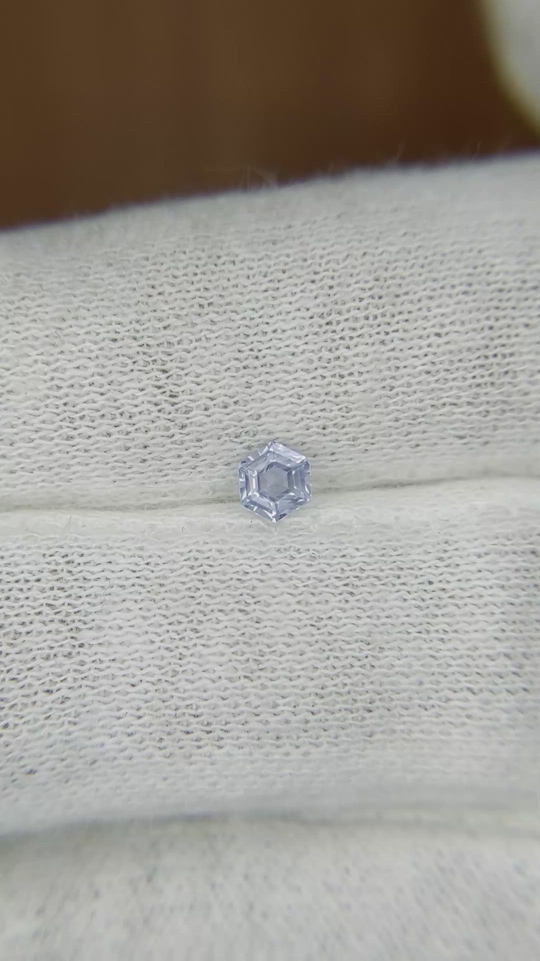 0.29 Ct. Blue Sapphire from Ceylon (Sri Lanka) Size Video