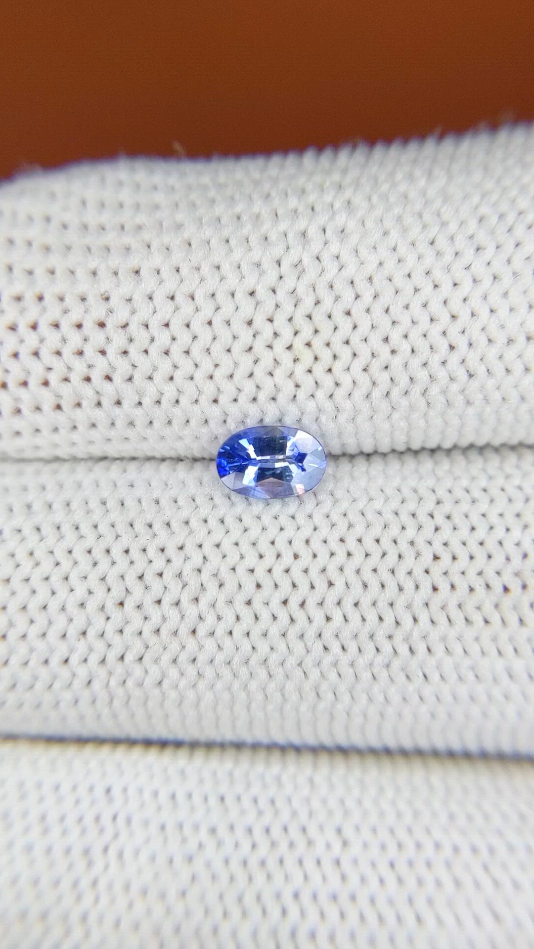 0.53 Ct. Blue Sapphire from Ceylon (Sri Lanka) Size Video