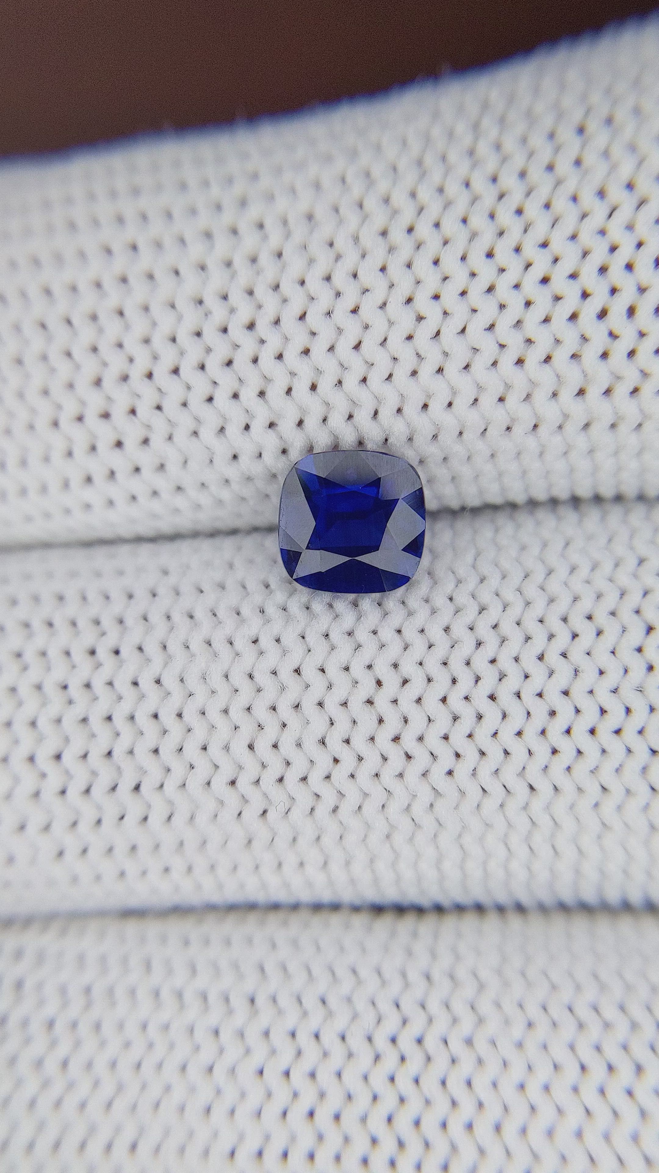 1.21 Ct. Blue Sapphire from Tanzania Size Video